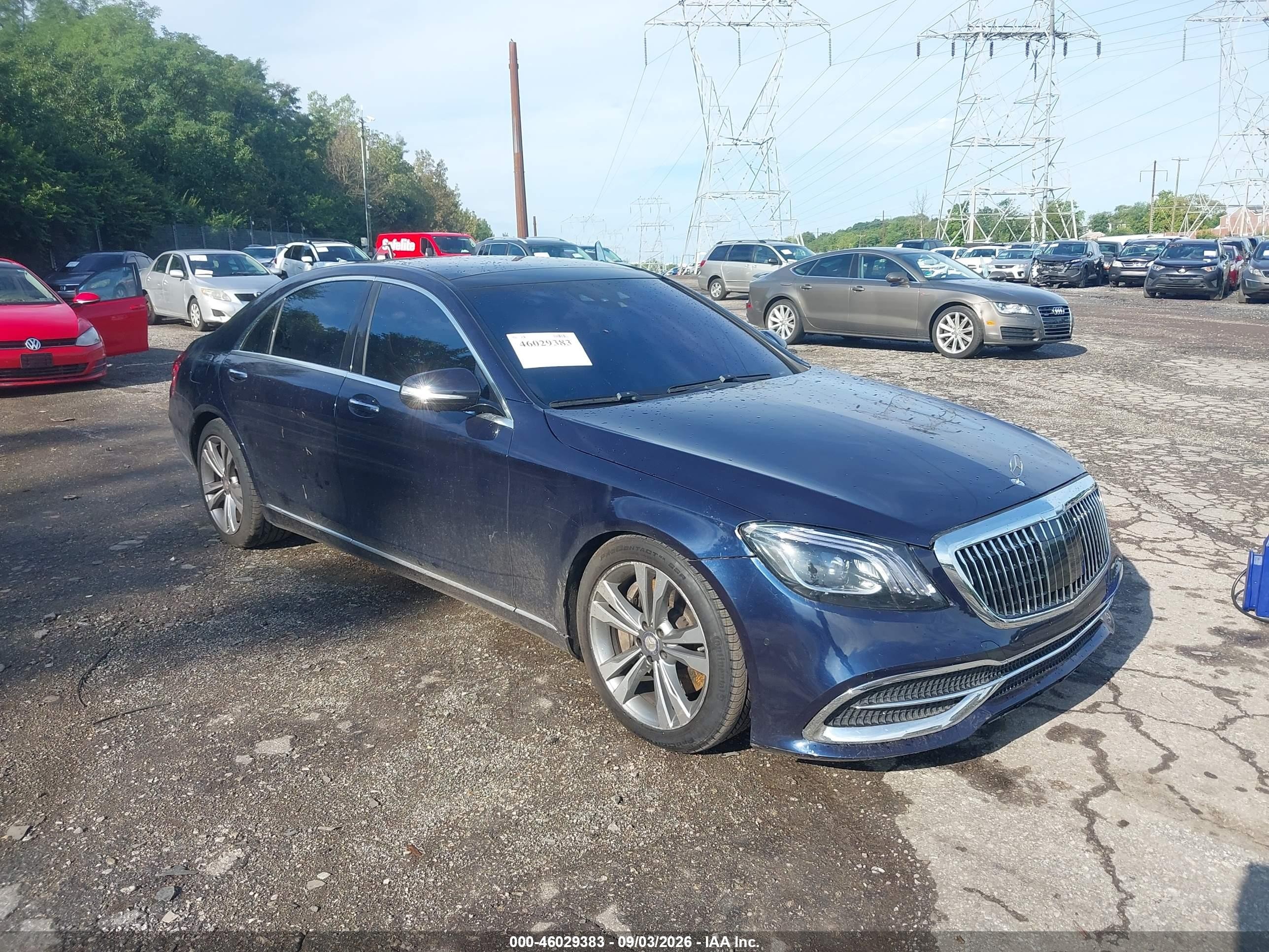 2015 Mercedes-Benz S-Class VIN WDDUG8FB1FA087002 — IAAI salvage auction photo