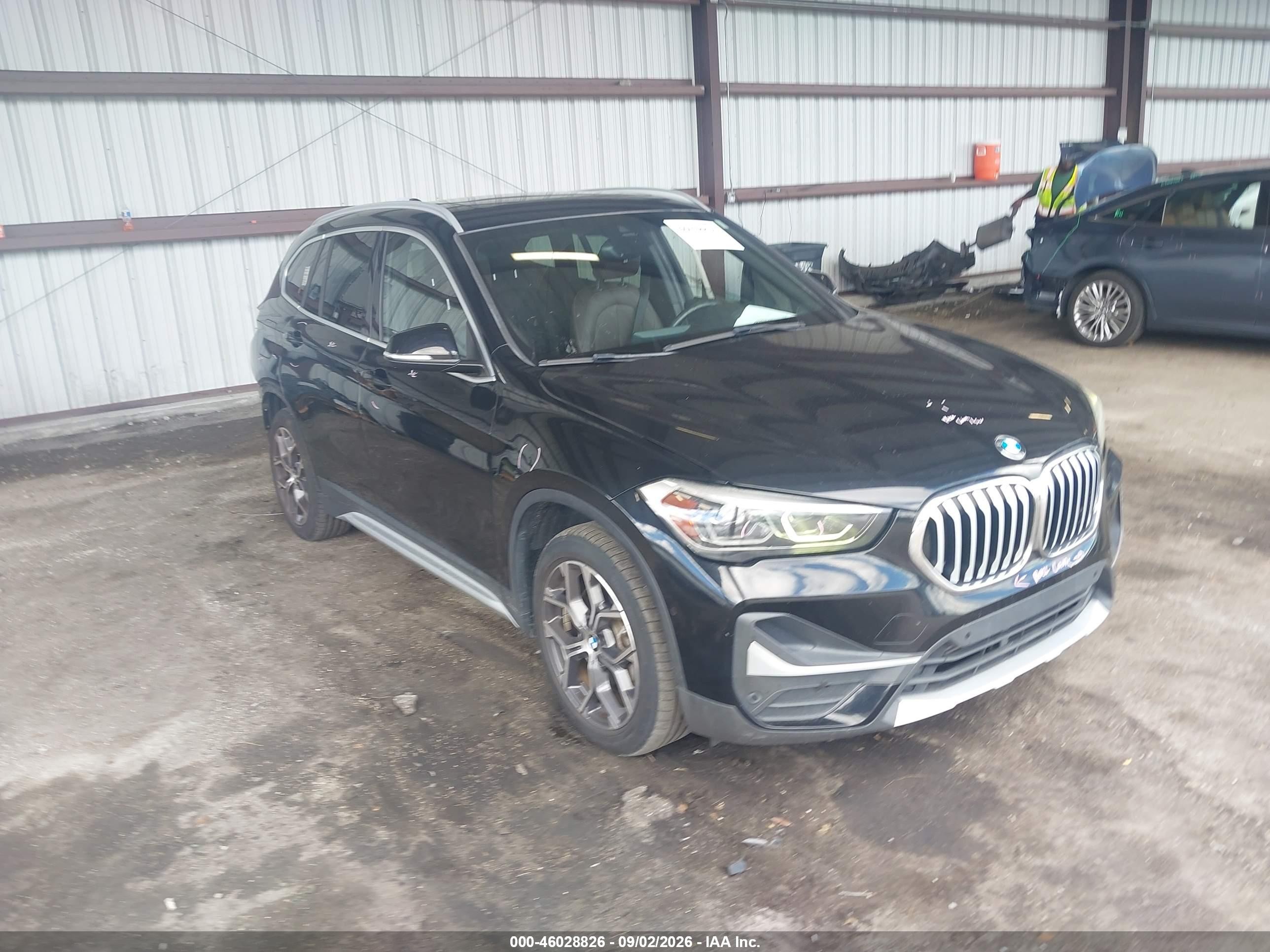 2021 BMW X1 VIN WBXJG9C02M5S93427 — IAAI salvage auction photo