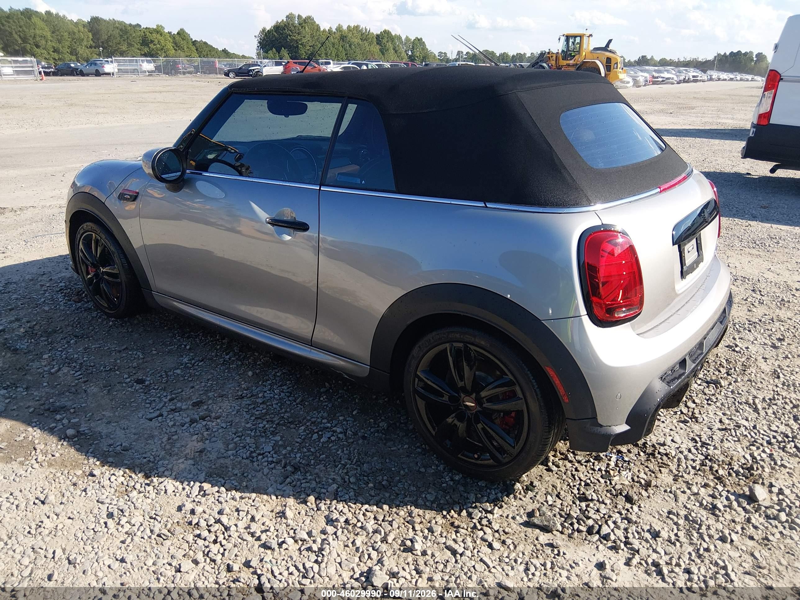 2023 Mini Convertible VIN WMW63DL05P3R03660 IAAI salvage auction — Water/Flood, Salvage (North Carolina), sold $9,800 on 2026-10-06 (photo 3)