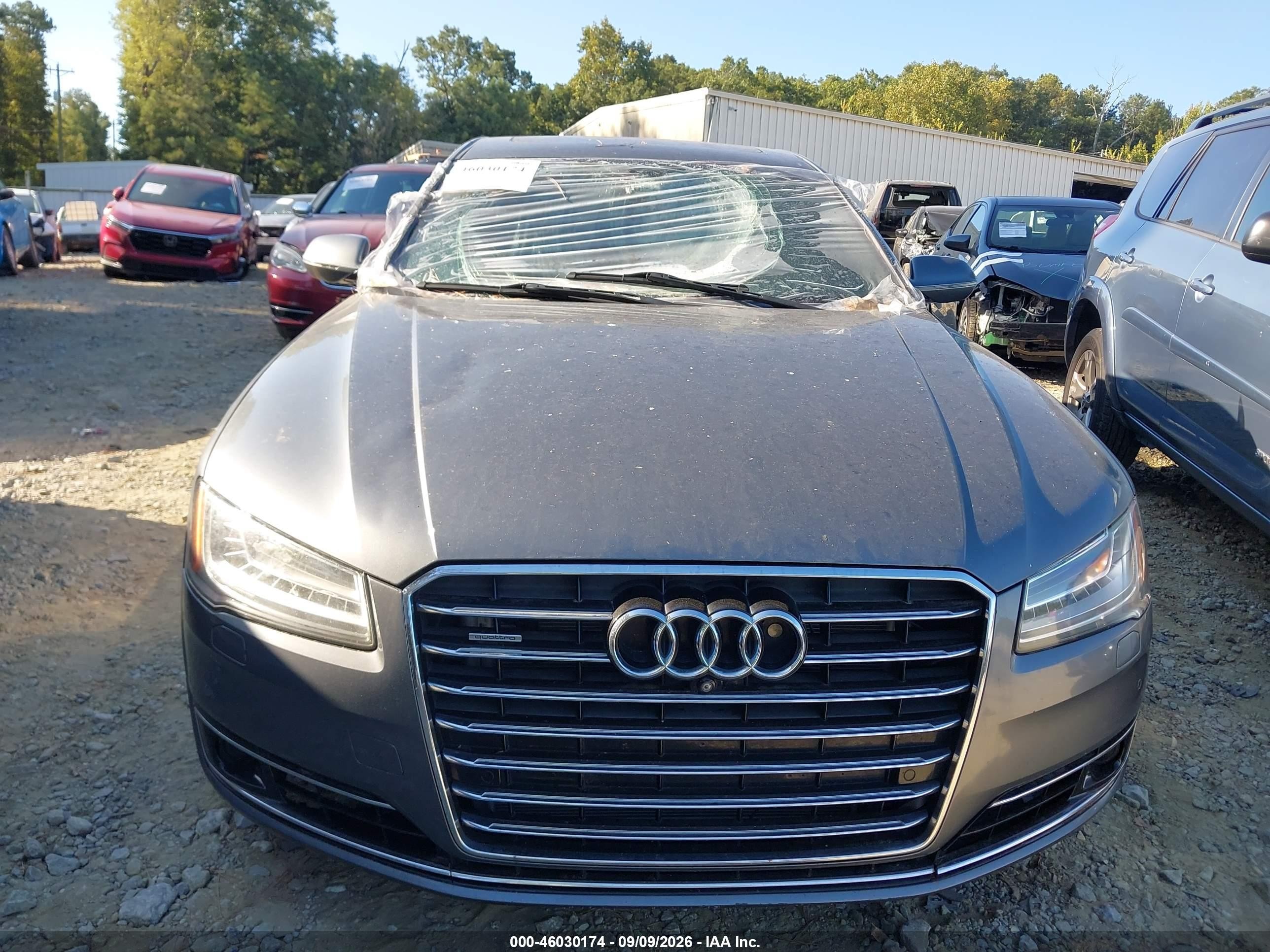 2015 Audi A8 VIN WAU32AFD1FN018149 IAAI salvage auction — Front End, Salvage (Georgia), sold $3,300 on 2026-10-06 (photo 6)