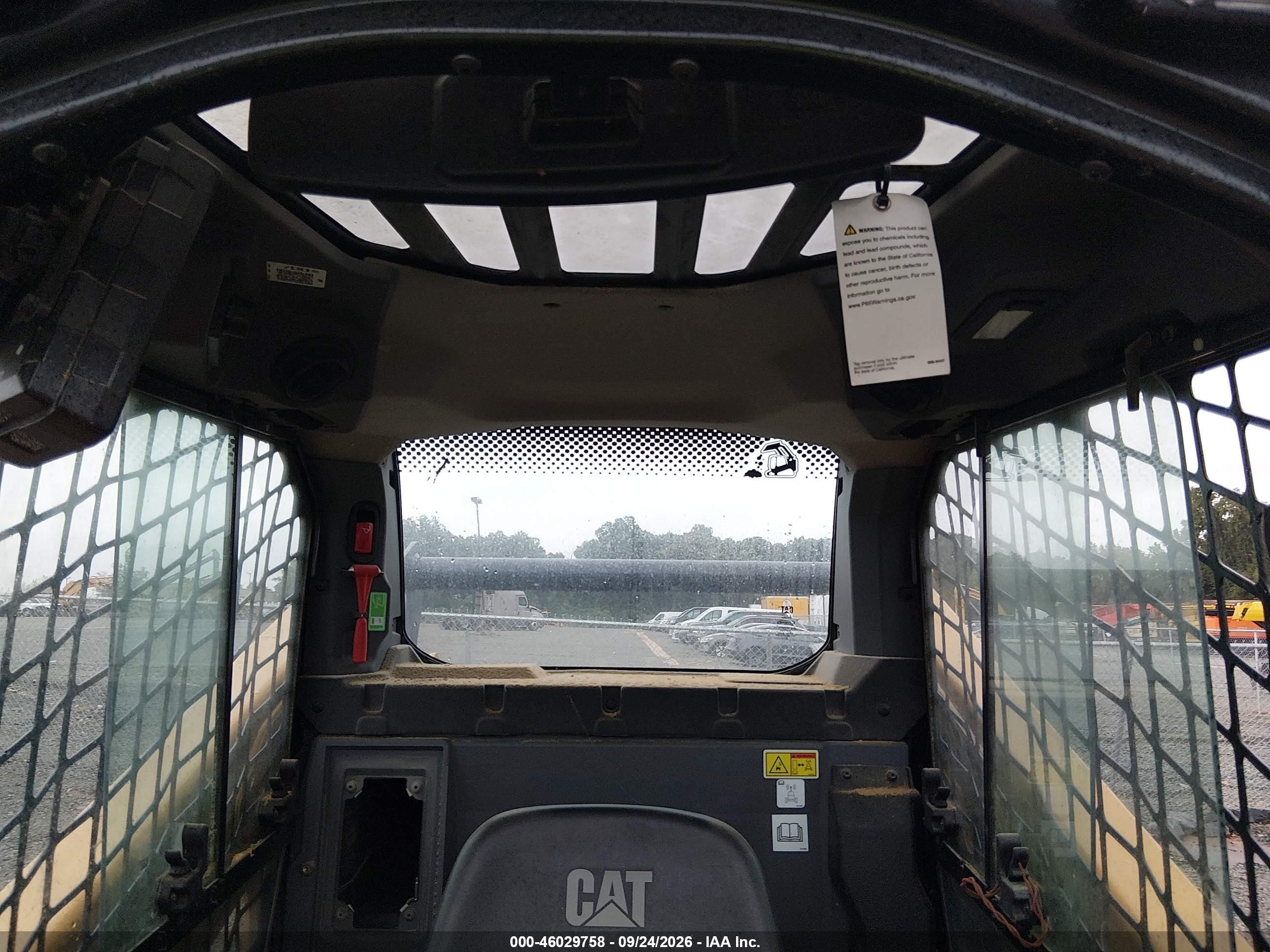 2026 Caterpillar 255 Track Loader VIN CAT00255CFL716447 IAAI salvage auction — Front End, Bill Of Sale (North Carolina), sold $25,100 on 2026-09-30 (photo 5)