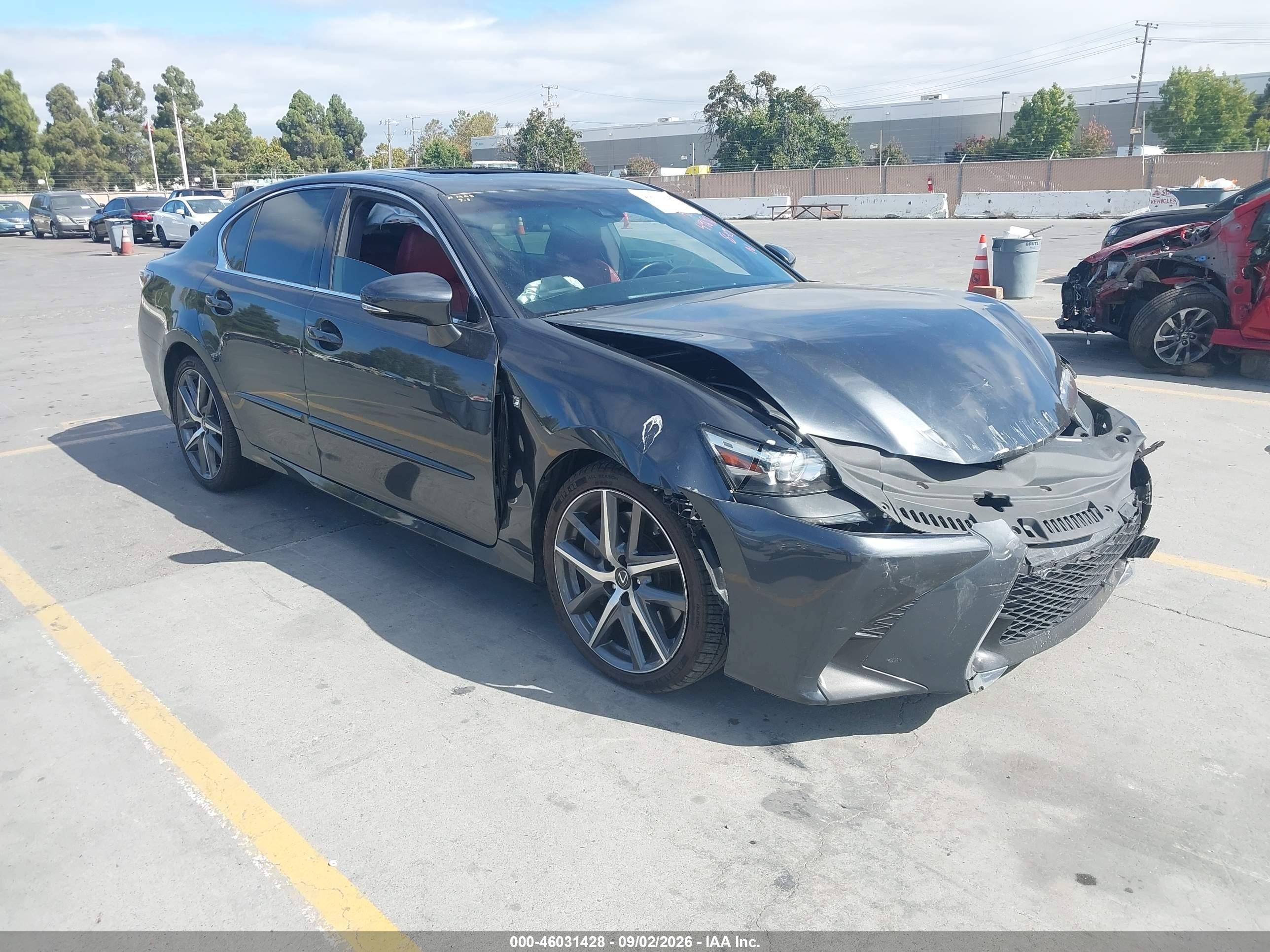2018 Lexus GS 350 VIN JTHBZ1BLXJA012565 — IAAI salvage auction photo