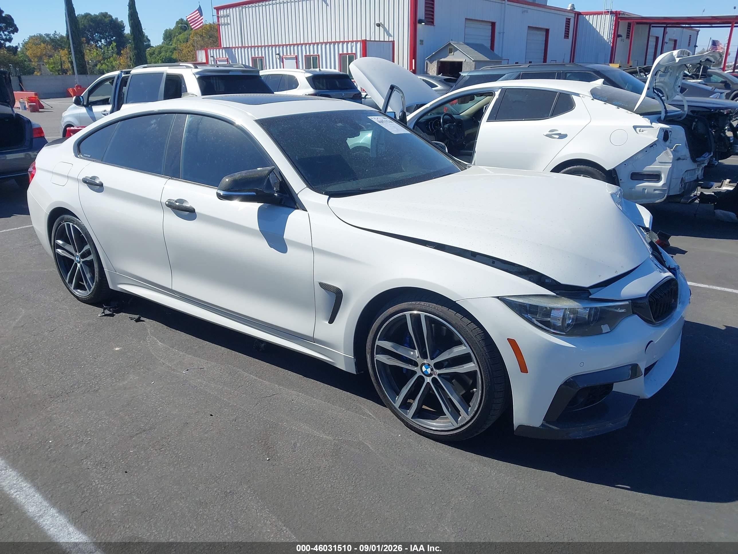 2019 BMW 4 Series VIN WBA4J5C51KBM66463 — IAAI salvage auction photo