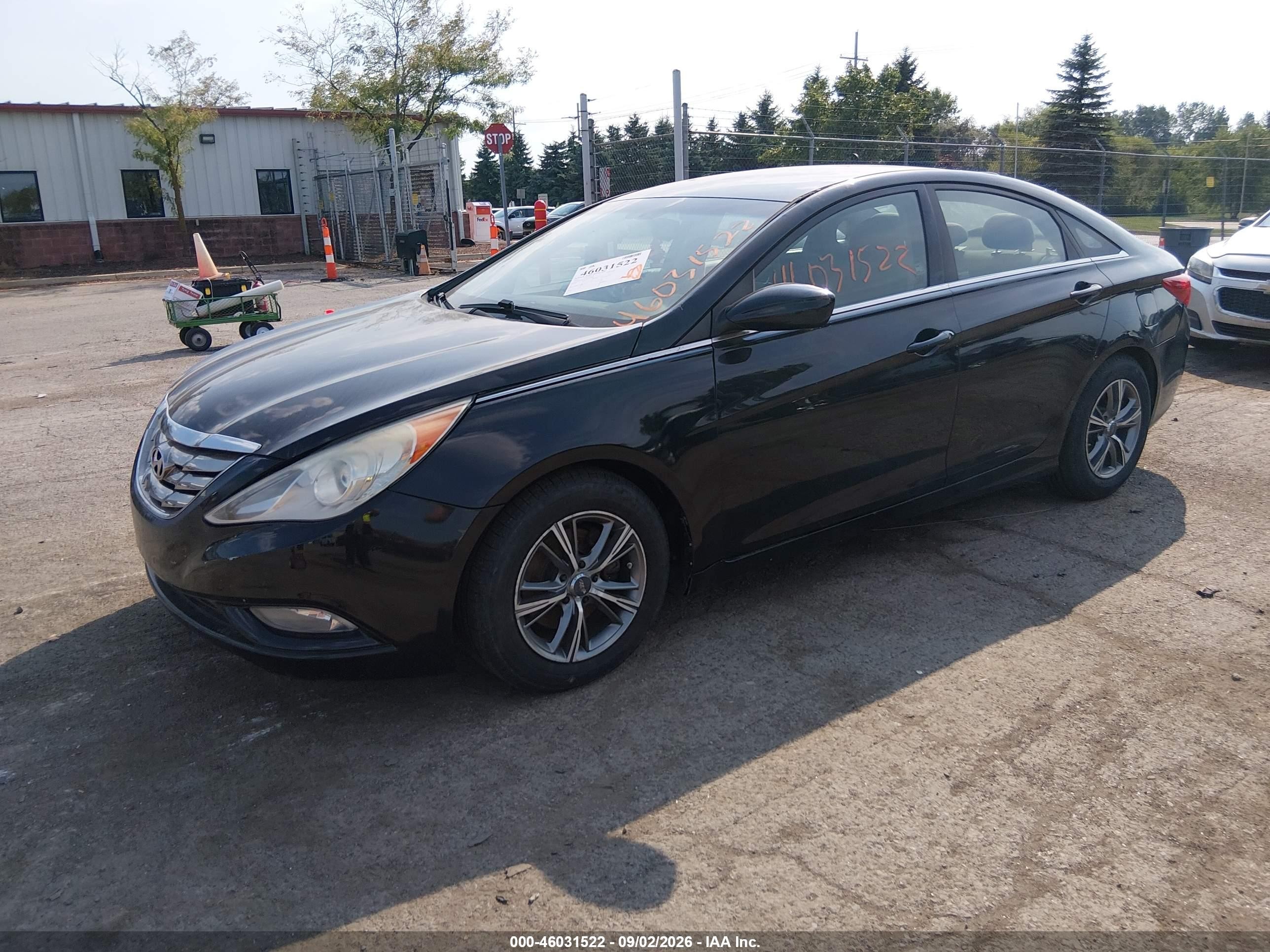 2013 Hyundai Sonata VIN 5NPEB4ACXDH648406 IAAI salvage auction — Unknown, Clear (Michigan), sold $425 on 2026-09-17 (photo 2)