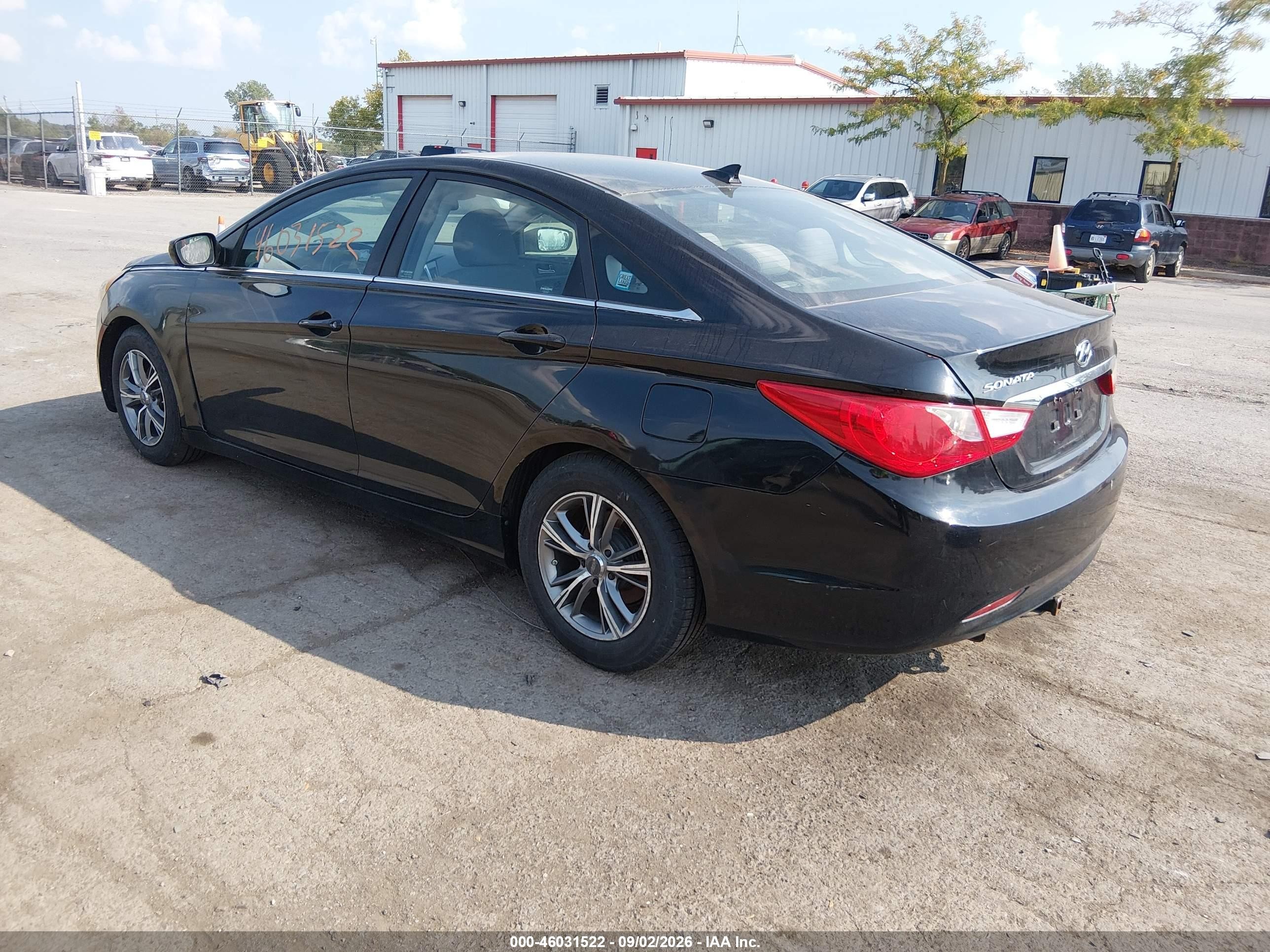 2013 Hyundai Sonata VIN 5NPEB4ACXDH648406 IAAI salvage auction — Unknown, Clear (Michigan), sold $425 on 2026-09-17 (photo 3)
