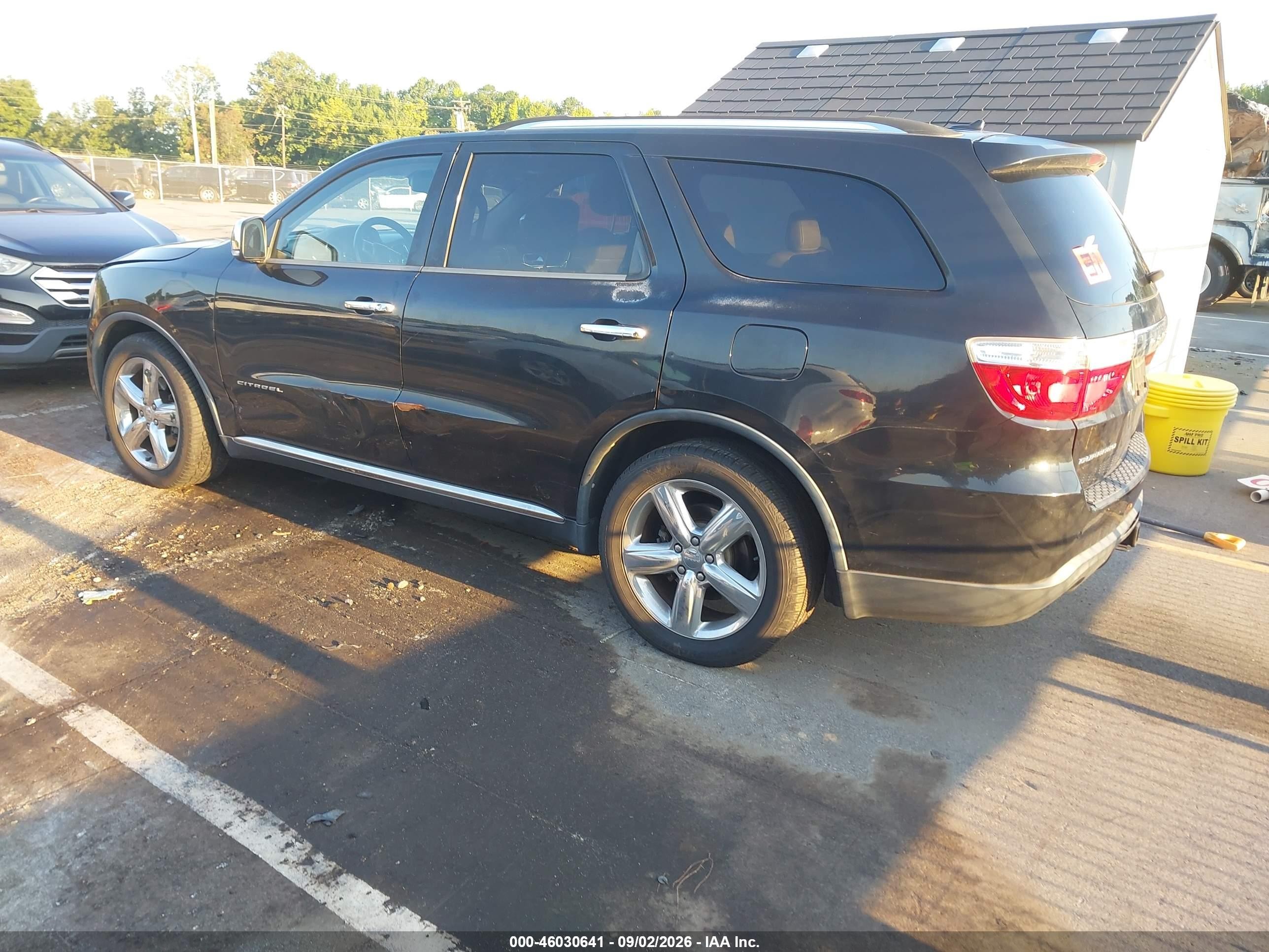2012 Dodge Durango VIN 1C4SDHET8CC260549 IAAI salvage auction — Normal Wear, Clear (North Carolina), sold $1,050 on 2026-09-27 (photo 3)