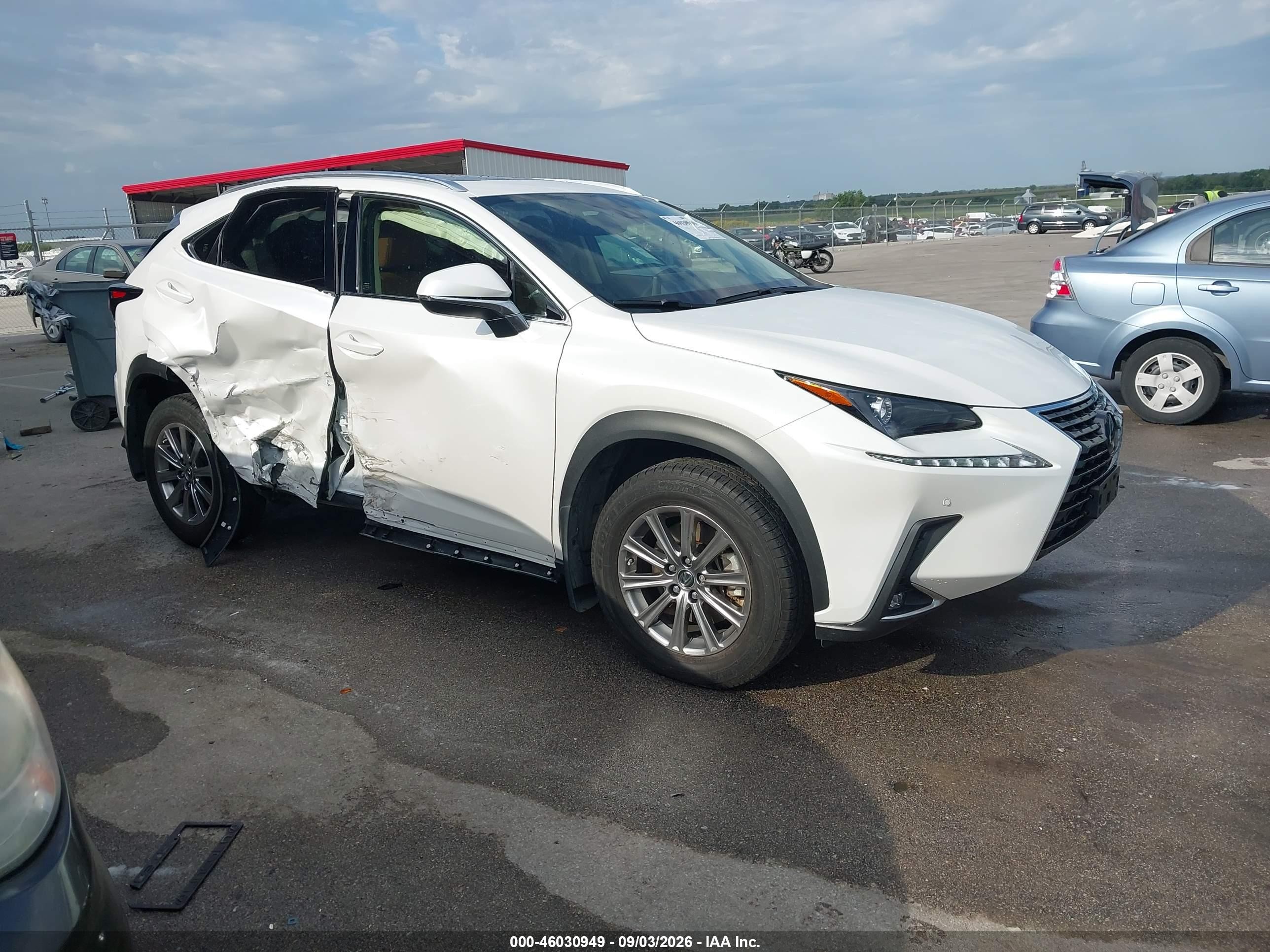 2020 Lexus NX 300 VIN JTJDARDZ2L2236280 — IAAI salvage auction photo