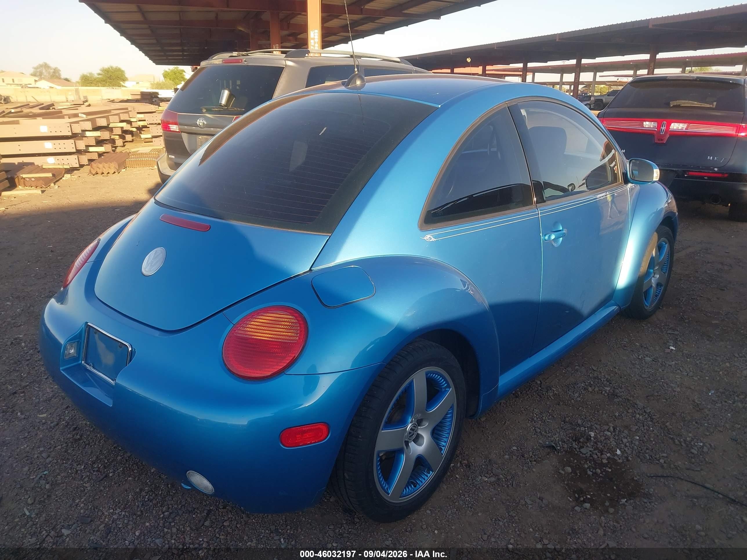 2004 Volkswagen Beetle VIN 3VWGK31C14M420966 IAAI salvage auction — Unknown, Salvage (Arizona), sold $350 on 2026-09-30 (photo 4)