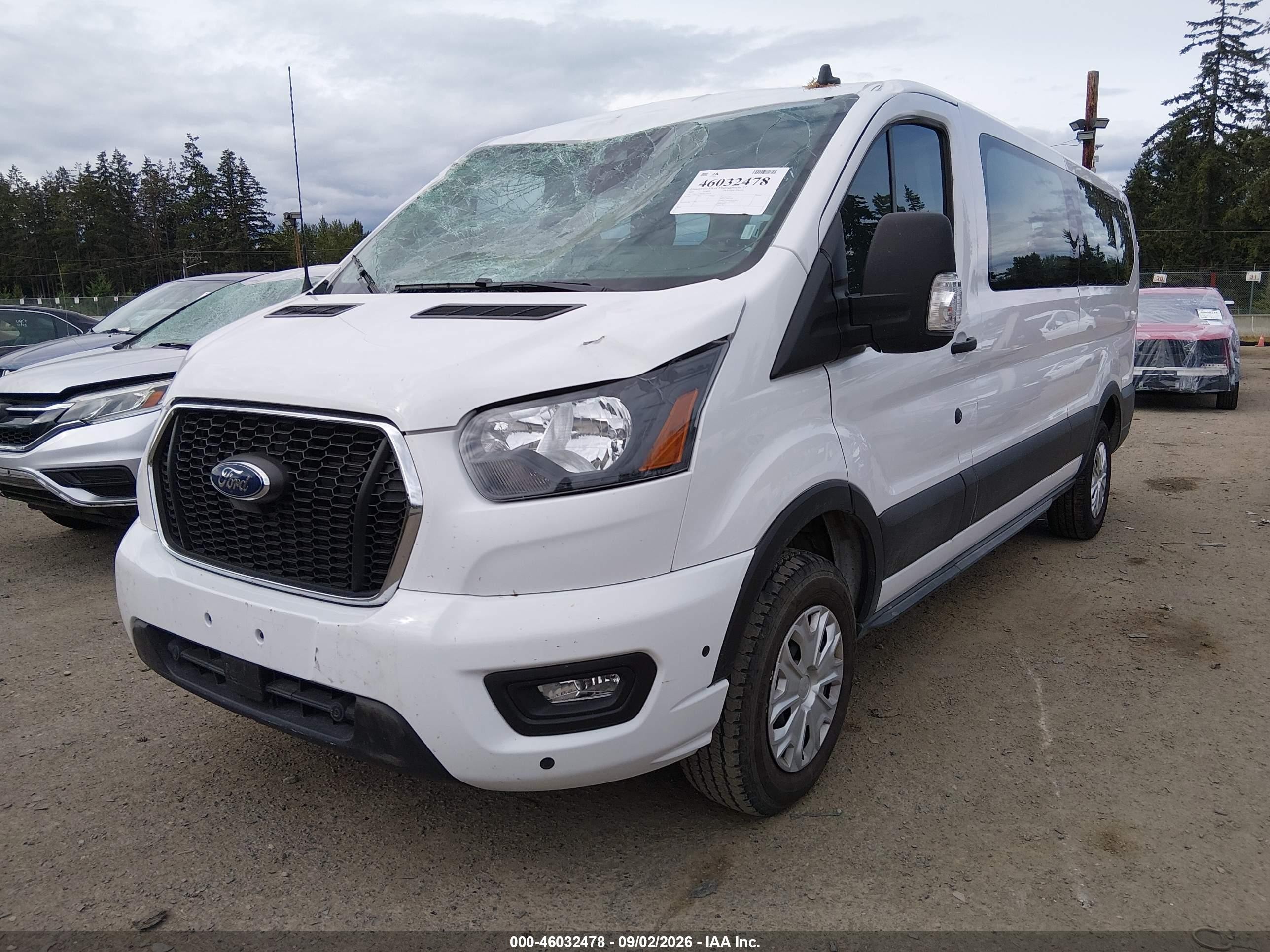 2025 Ford Transit VIN 1FBAX2Y86SKA50158 IAAI salvage auction — Front End, Enterprise Vehicles Clear Only (Arizona), sold $18,100 on 2026-09-07 (photo 2)
