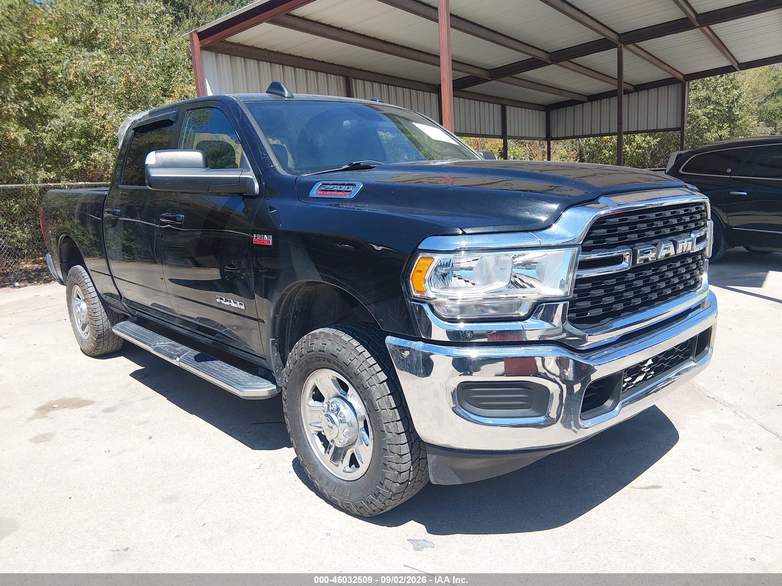 2022 Ram 2500 VIN 3C6UR5DJ9NG247860 — IAAI salvage auction photo