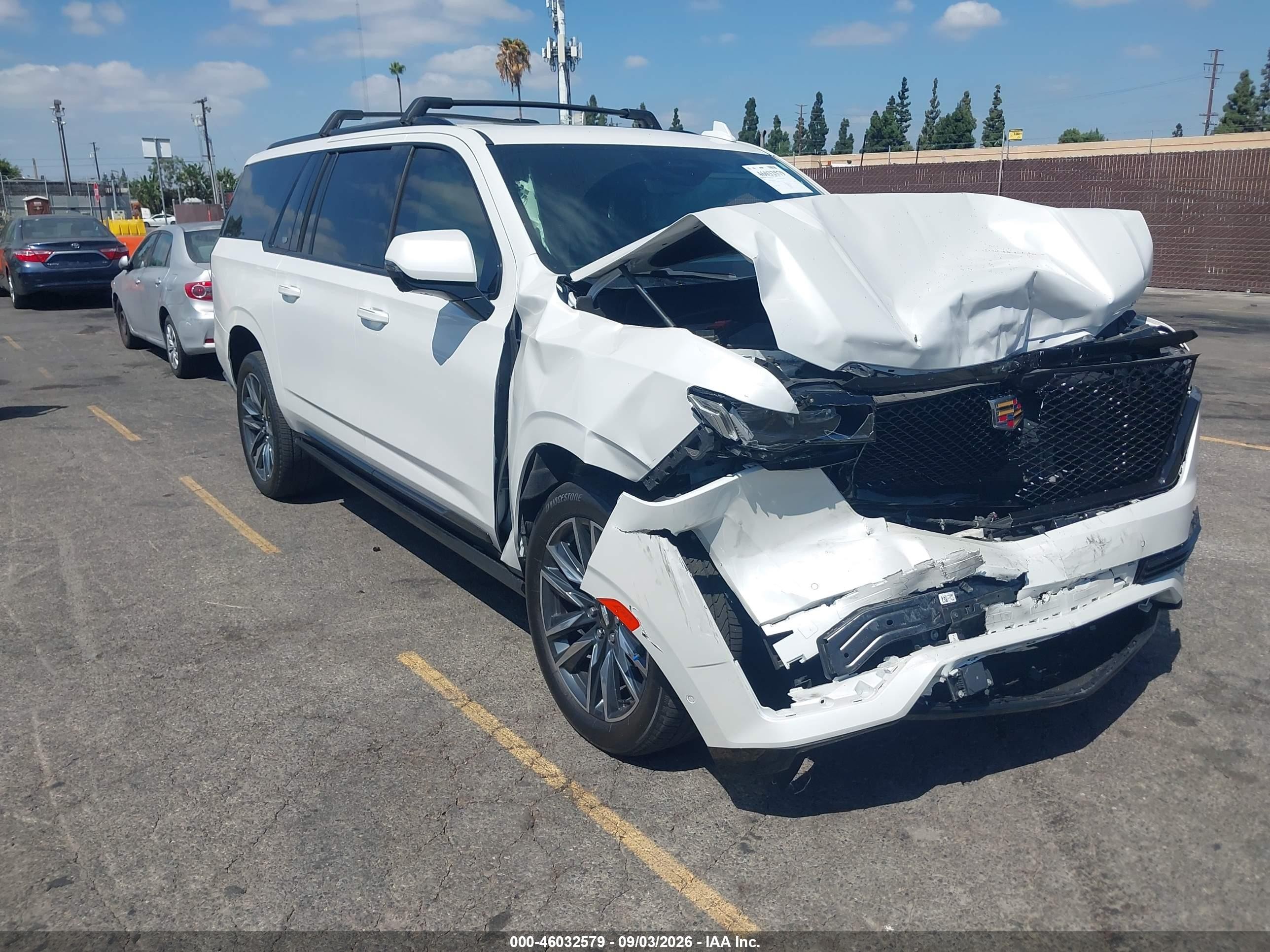 2023 Cadillac Escalade ESV VIN 1GYS4RKL1PR429026 — IAAI salvage auction photo