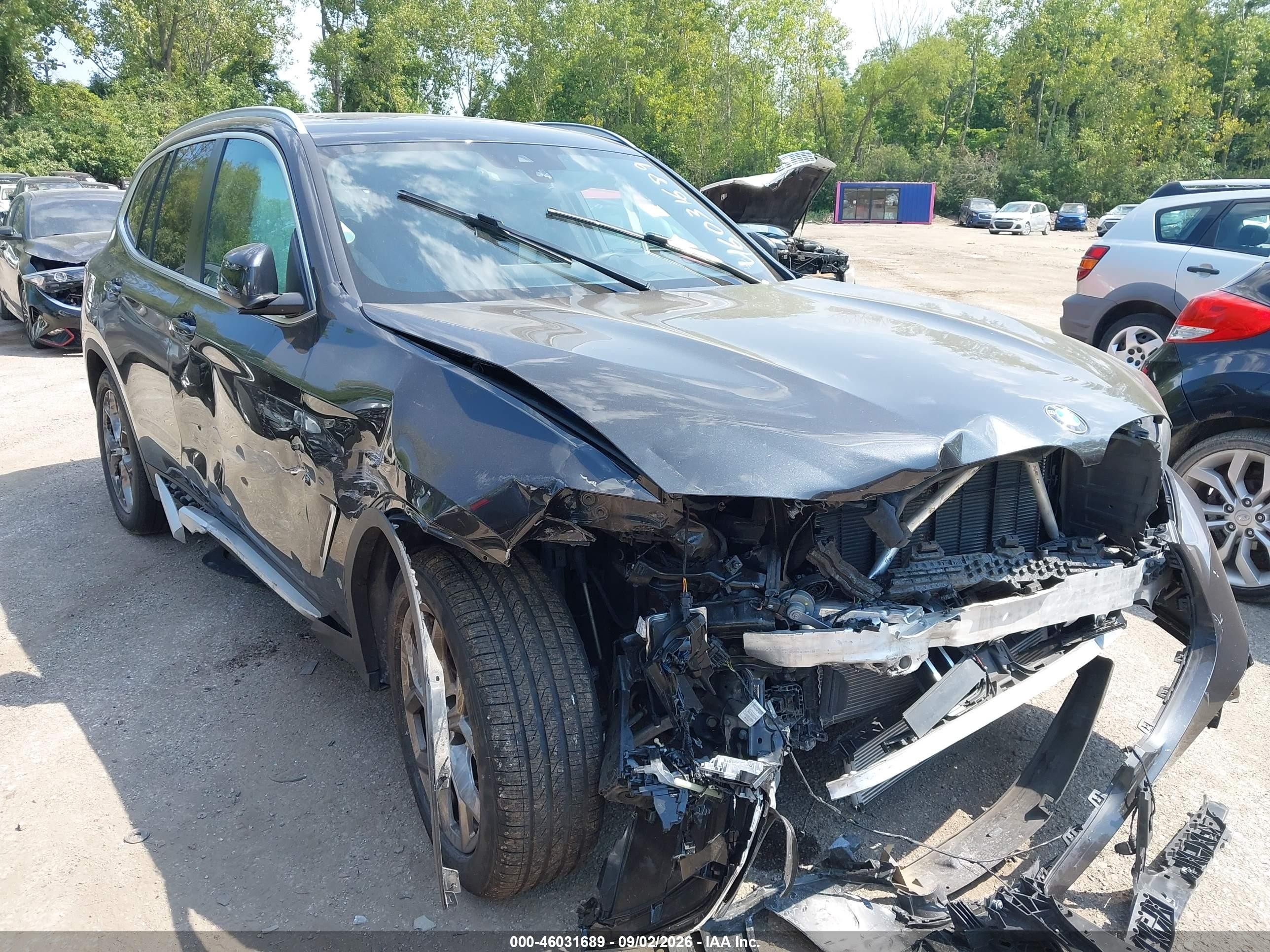 2024 BMW X3 VIN 5UX53DP02R9V39138 — IAAI salvage auction photo