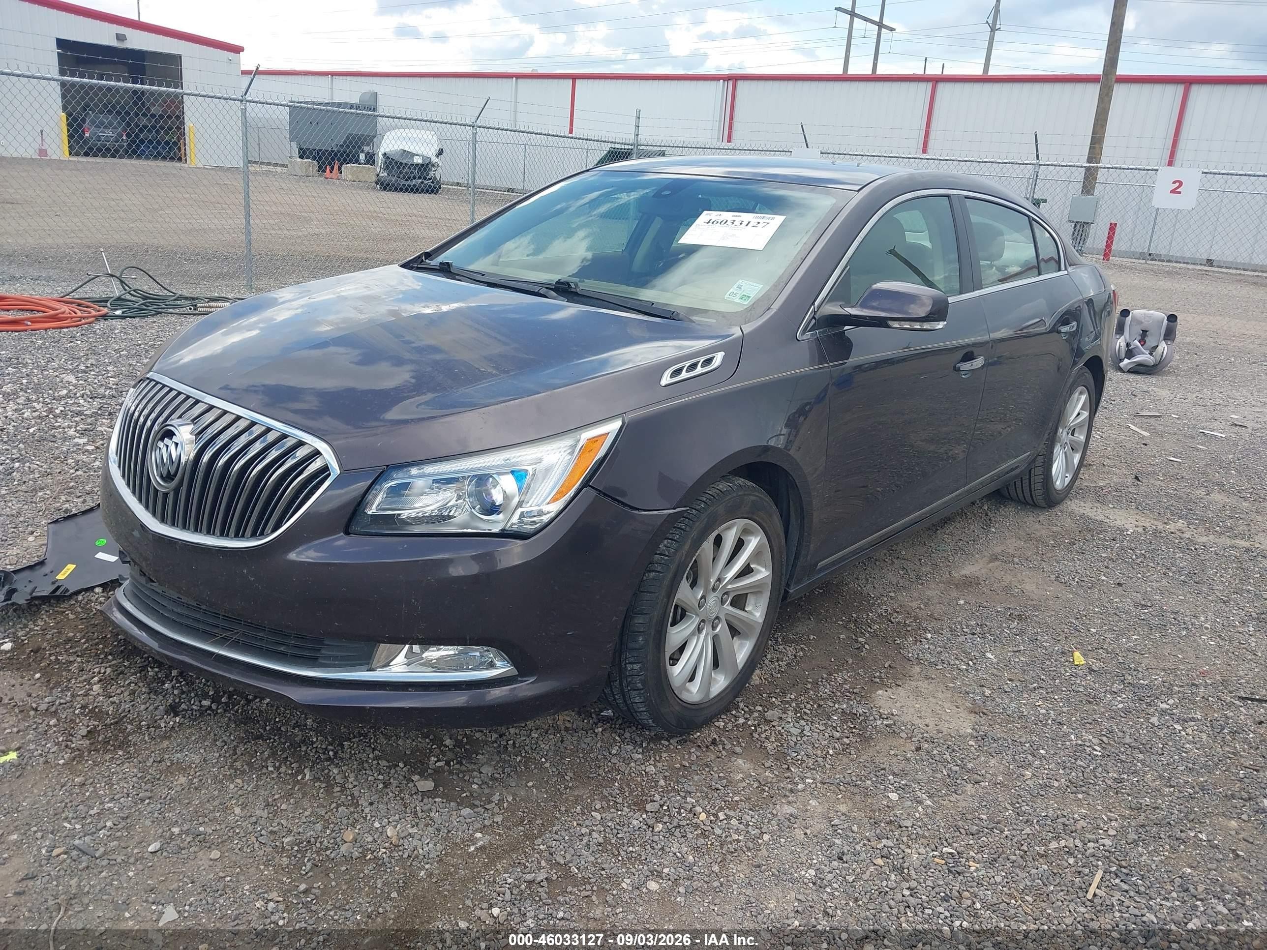 2014 Buick LaCrosse VIN 1G4GB5G39EF276022 IAAI salvage auction — Unknown, Salvage (Louisiana), sold $2,350 on 2026-09-25 (photo 2)