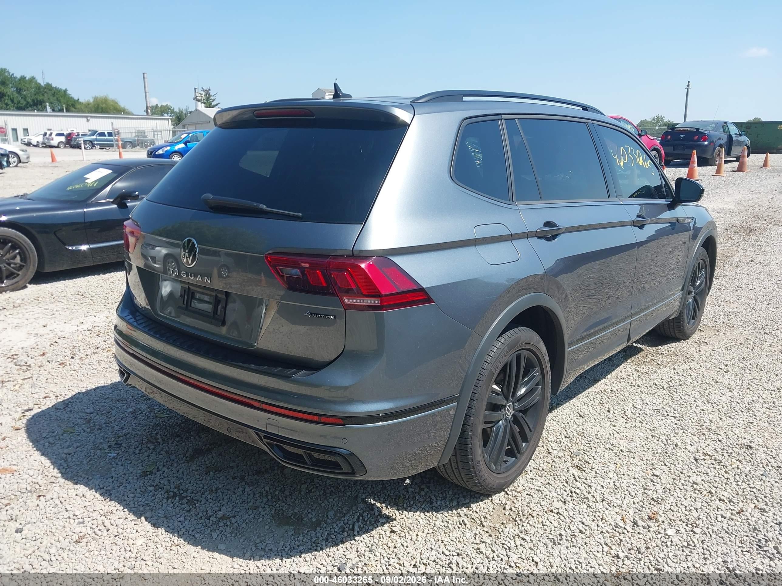 2022 Volkswagen Tiguan VIN 3VV8B7AX0NM156014 IAAI salvage auction — Front End, Salvage (Ohio), sold $12,600 on 2026-10-05 (photo 4)