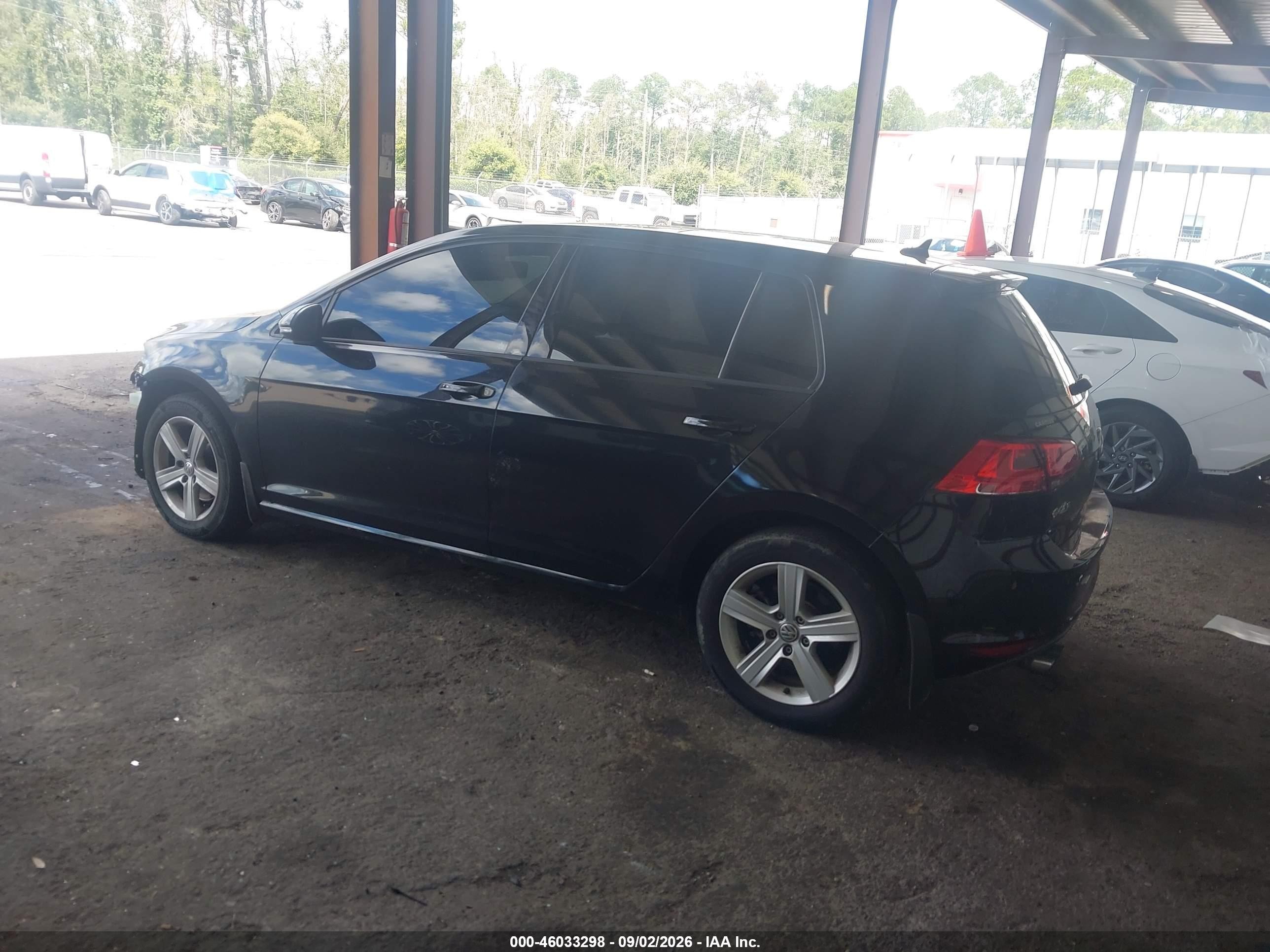 2017 Volkswagen Golf VIN 3VW217AUXHM025431 IAAI salvage auction — Front End, Rebuildable (Florida), sold $1,850 on 2026-09-26 (photo 3)