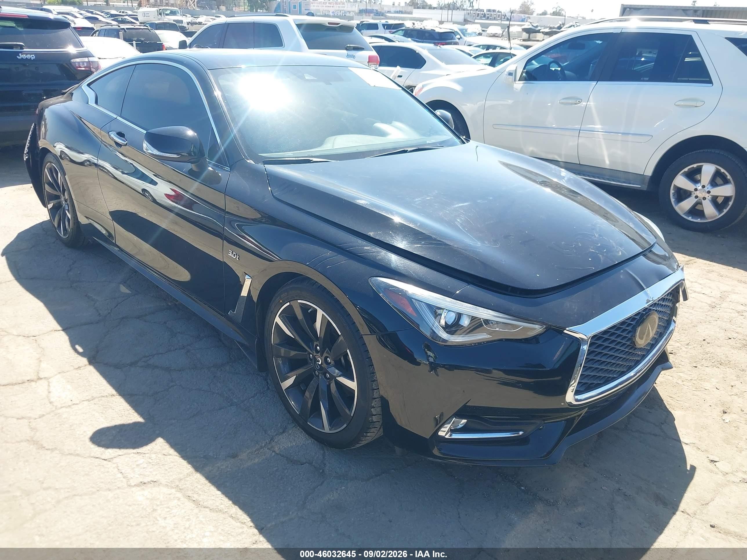 2020 Infiniti Q60 VIN JN1EV7EK7LM341051 — IAAI salvage auction photo
