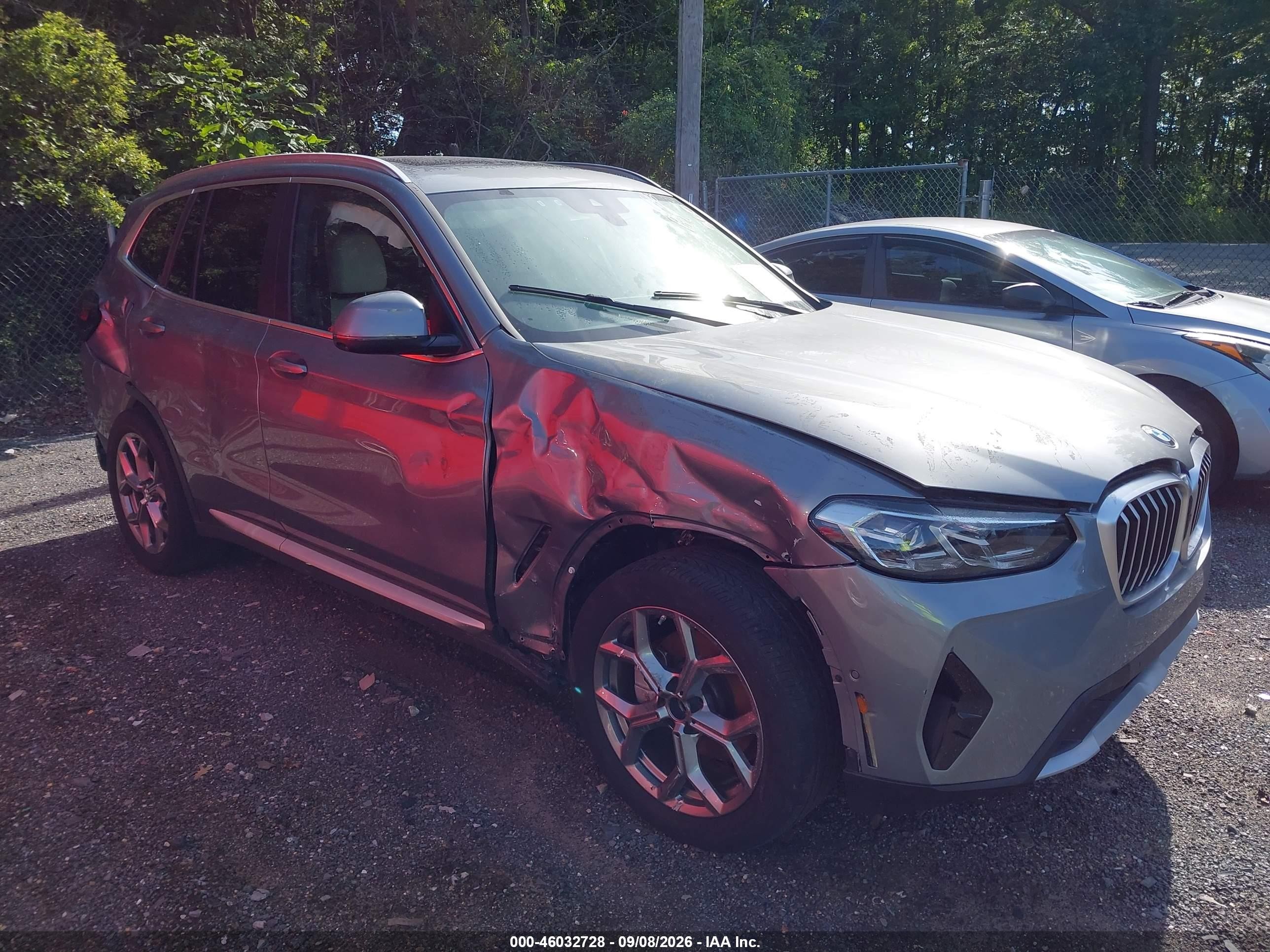 2024 BMW X3 VIN 5UX53DP01R9V95829 — IAAI salvage auction photo