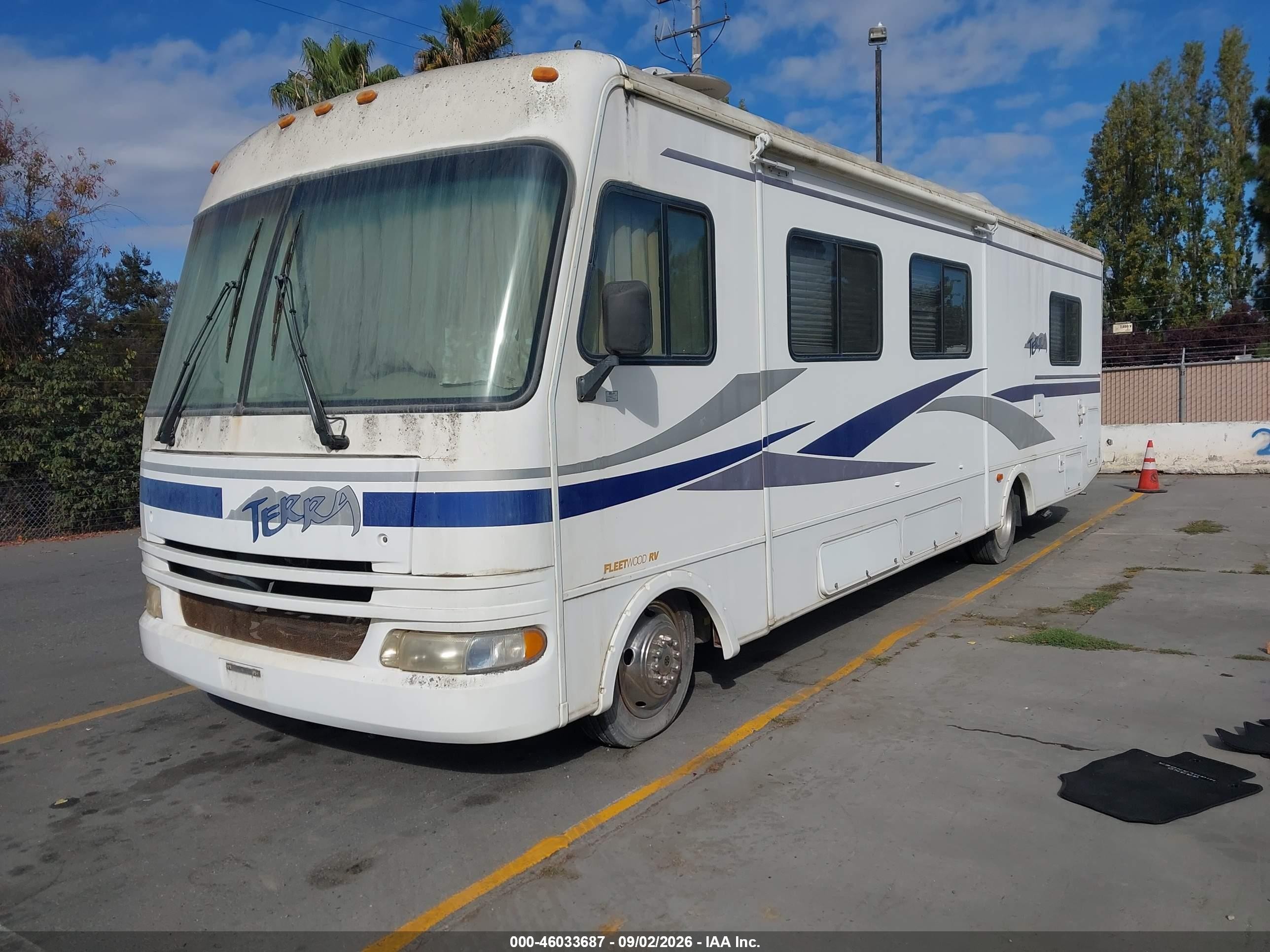 2002 Workhorse Custom Chassis Motorhome Chassis VIN 5B4LP57GX23347027 IAAI salvage auction — Normal Wear, Clear - Dealer Only (California), sold $1,450 on 2026-09-21 (photo 2)