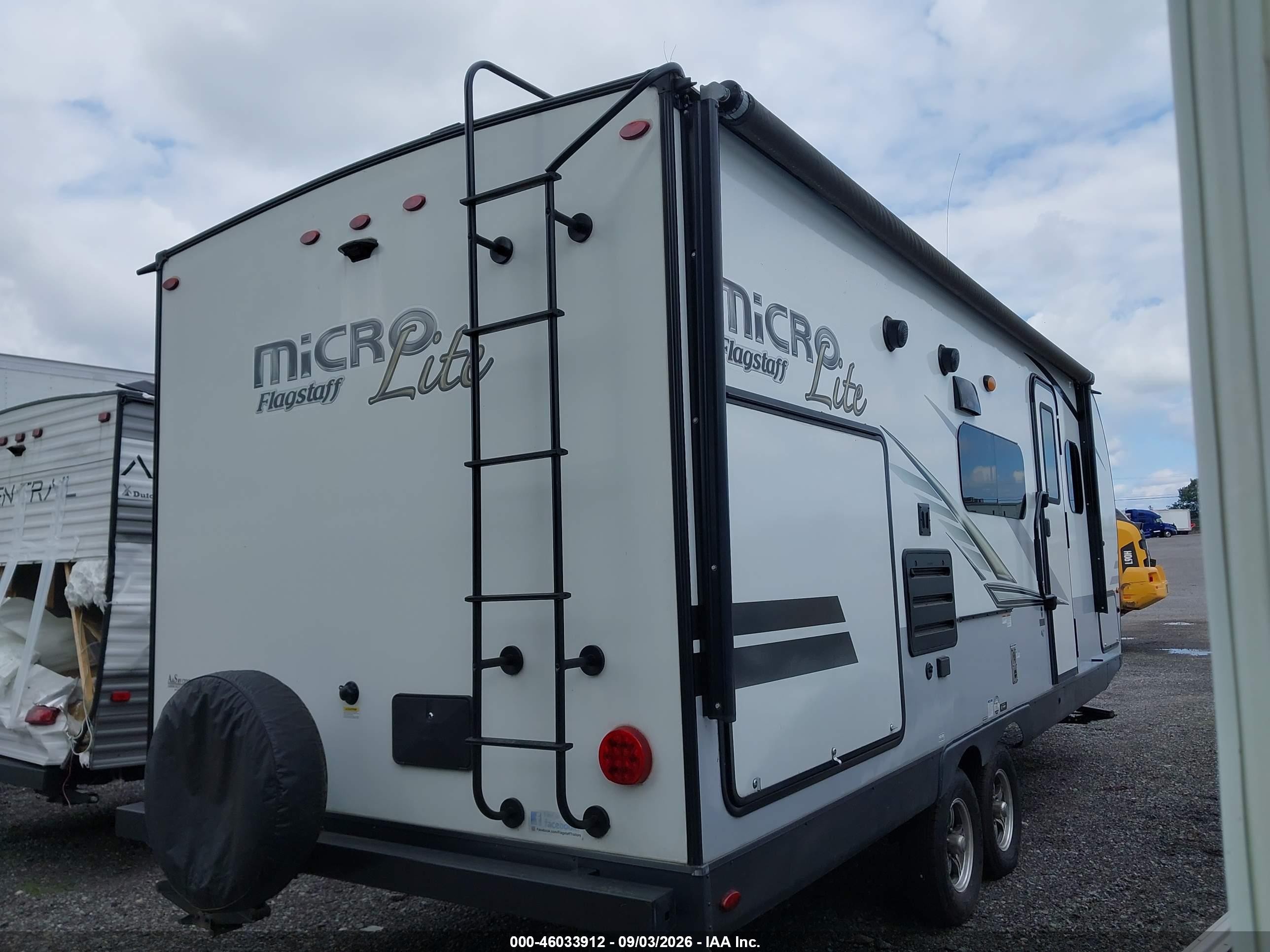 2019 Flagstaff Micro Lite VIN 4X4TFLA2XKD429522 IAAI salvage auction — Top/Roof, Mv-907A (New York), sold $5,000 on 2026-09-16 (photo 4)