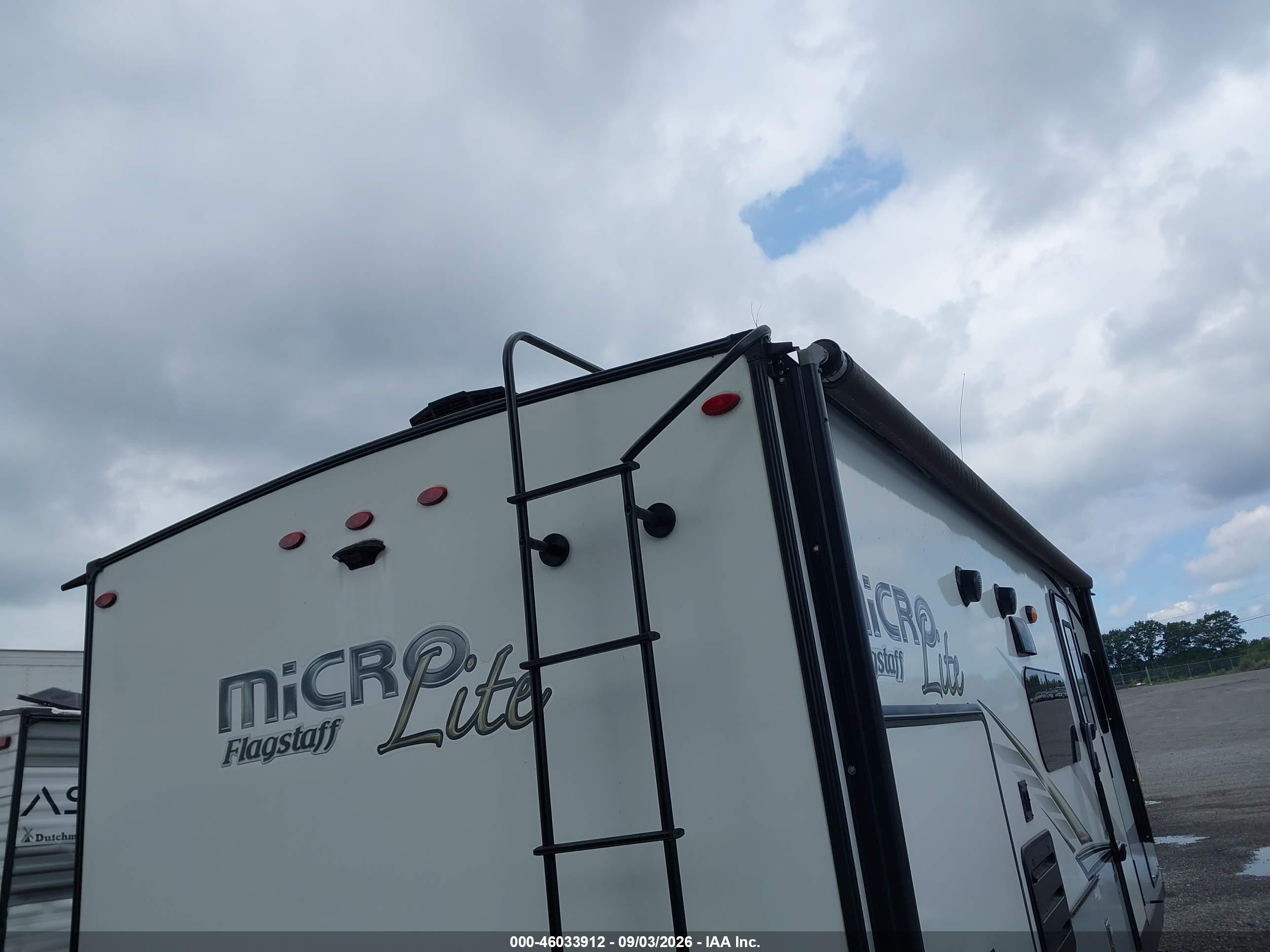 2019 Flagstaff Micro Lite VIN 4X4TFLA2XKD429522 IAAI salvage auction — Top/Roof, Mv-907A (New York), sold $5,000 on 2026-09-16 (photo 6)