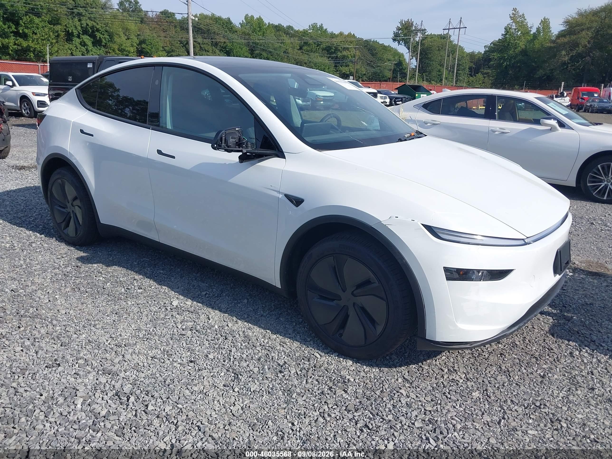 2026 Tesla Model Y VIN 7SAYGDEE4TA484187 IAAI salvage auction — Front End, Salvage (Idaho), sold $26,750 on 2026-09-18 (photo 1)