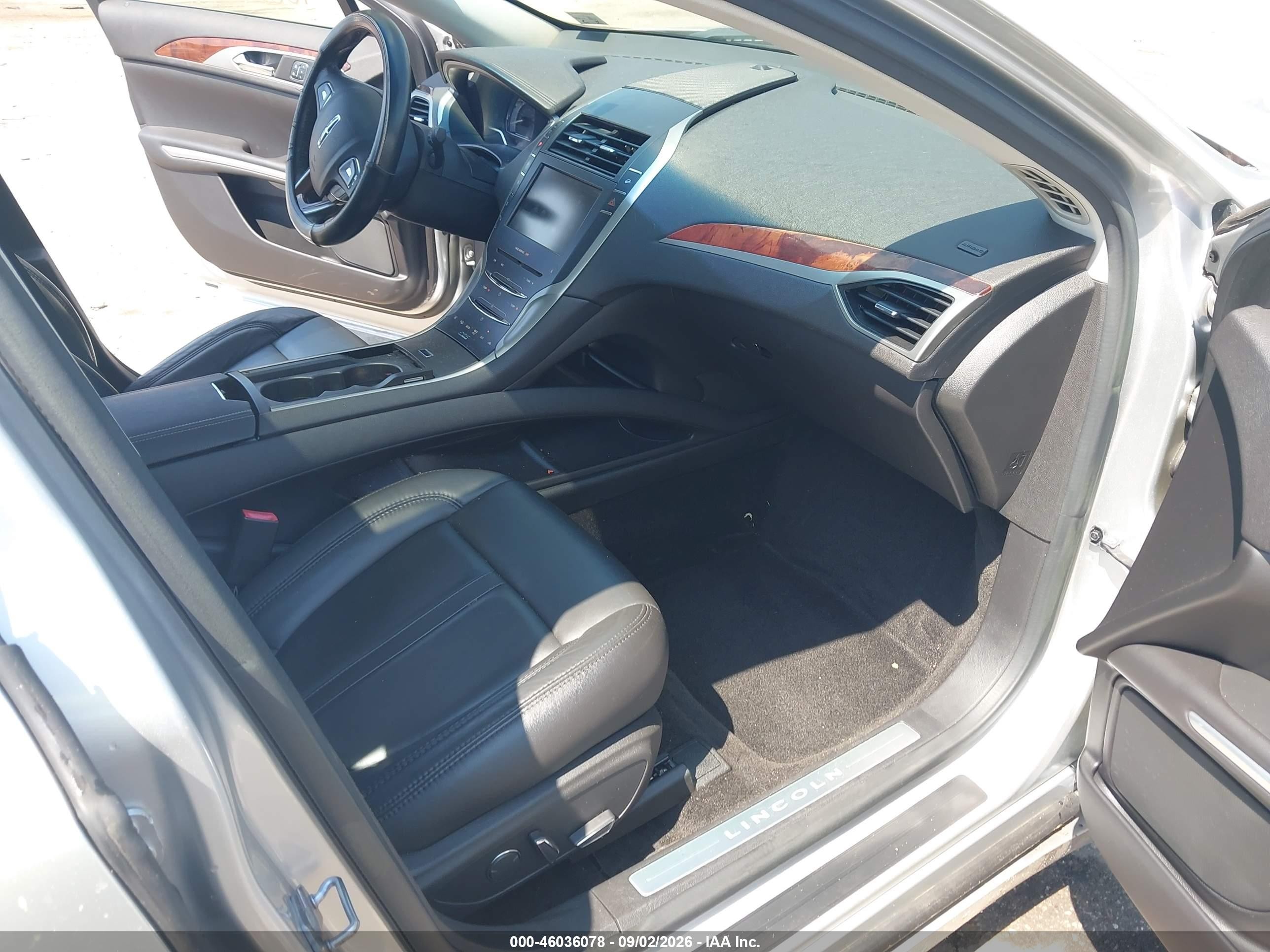 2014 Lincoln MKZ VIN 3LN6L2LU5ER824395 IAAI salvage auction — Front End, Clear (Virginia), sold $1,700 on 2026-09-23 (photo 5)