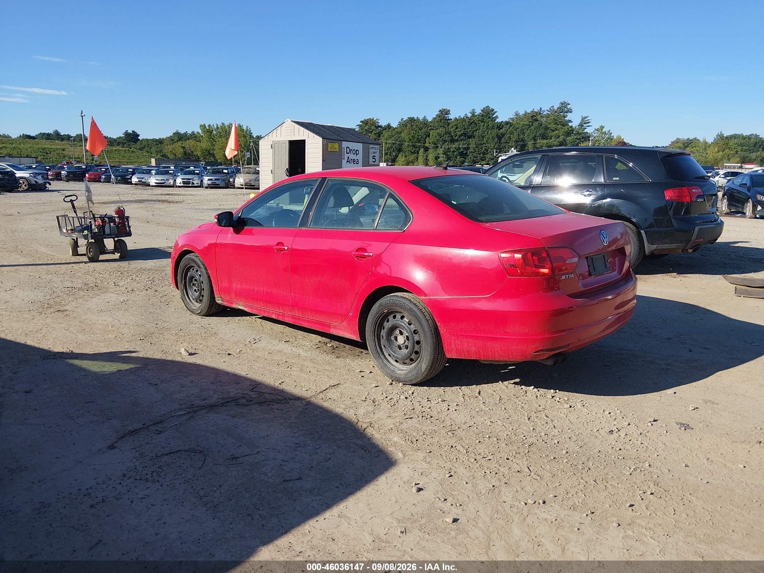 2011 Volkswagen Jetta VIN 3VWDZ7AJ2BM066554 IAAI salvage auction — Normal Wear, Original (New Hampshire), sold $300 on 2026-09-09 (photo 3)