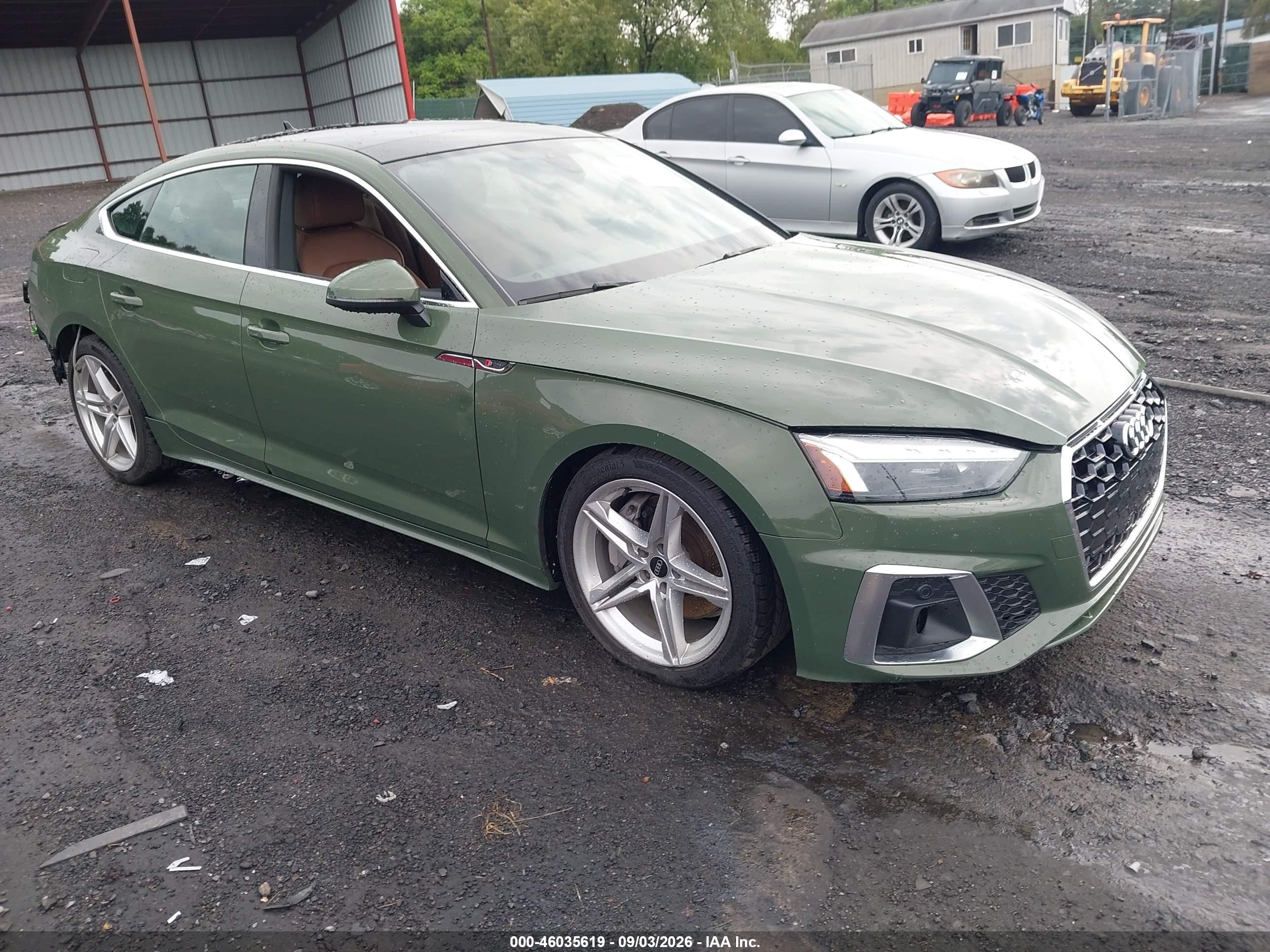 2022 Audi A5 Sportback VIN WAUFACF52NA017151 — IAAI salvage auction photo