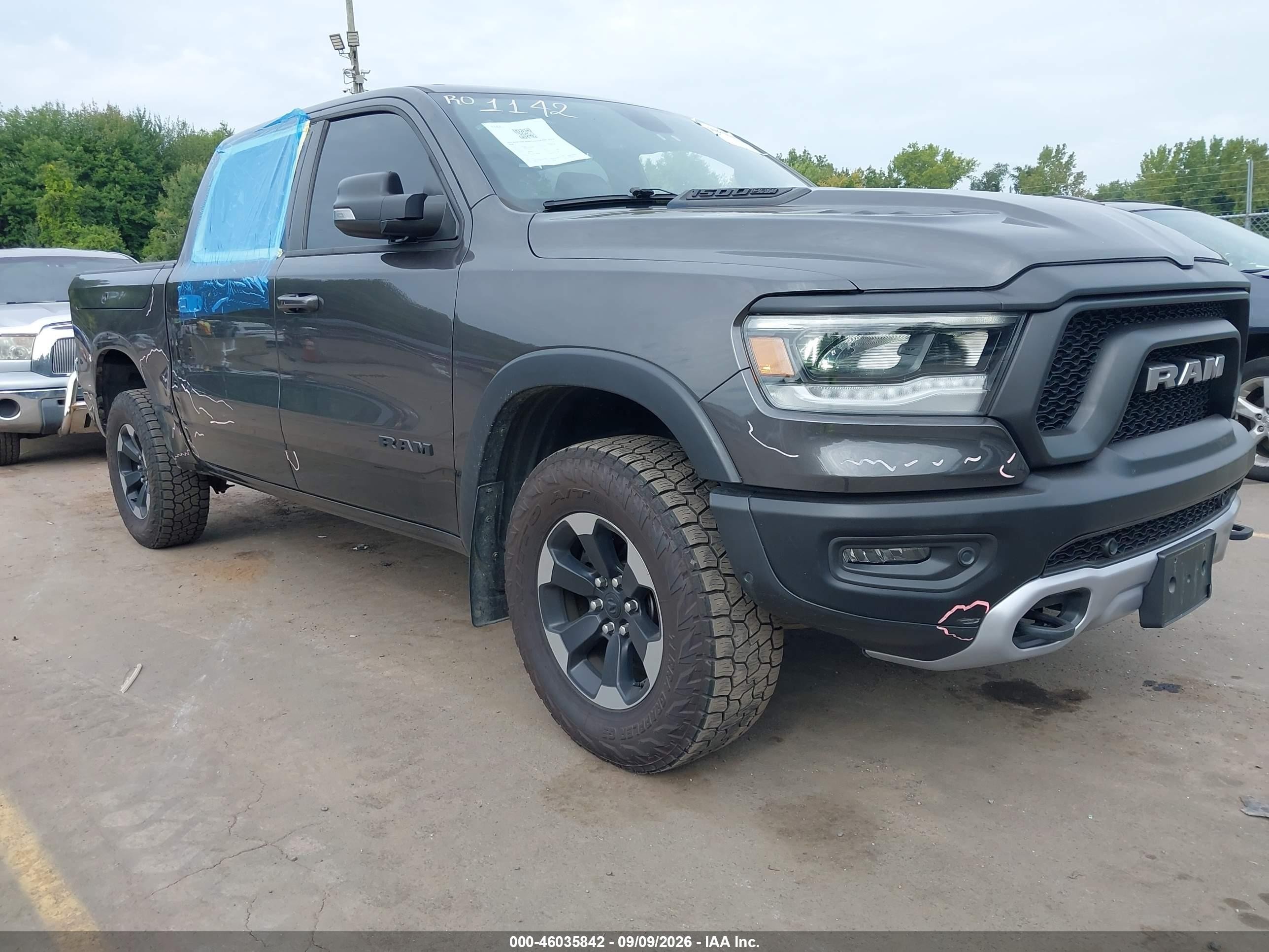 2019 Ram 1500 VIN 1C6SRFLT2KN903965 — IAAI salvage auction photo