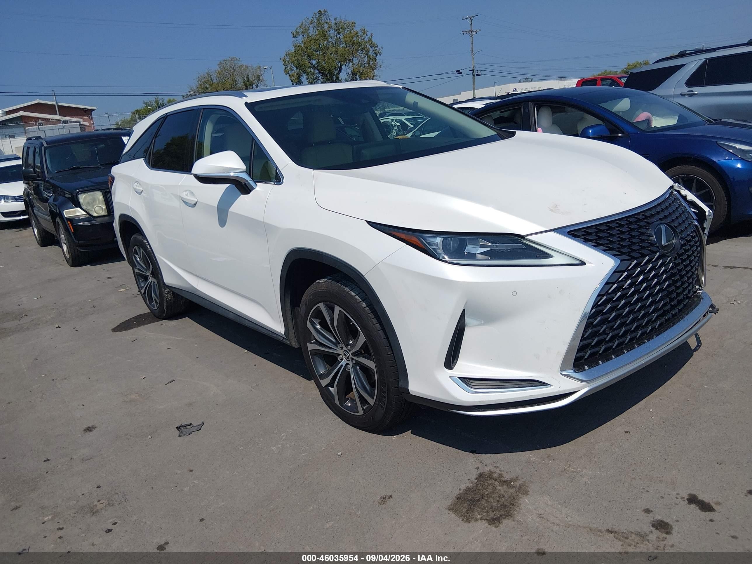 2021 Lexus RX 350L VIN JTJHZKEA1M2020156 — IAAI salvage auction photo