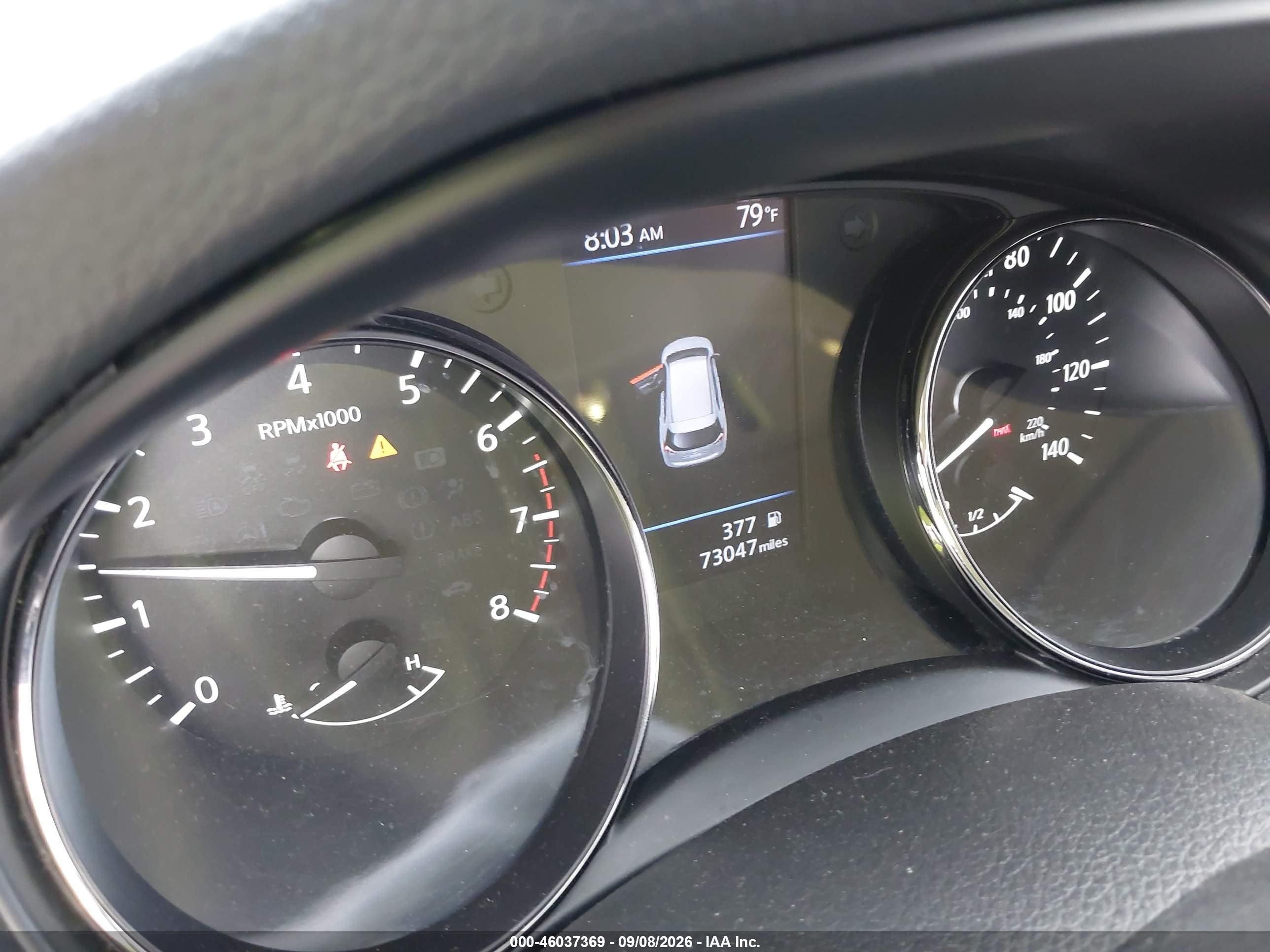 2019 Nissan Rogue VIN JN8AT2MT6KW266199 IAAI salvage auction — Front & Rear, Salvage Certificate (California), sold $4,350 on 2026-09-13 (photo 7)