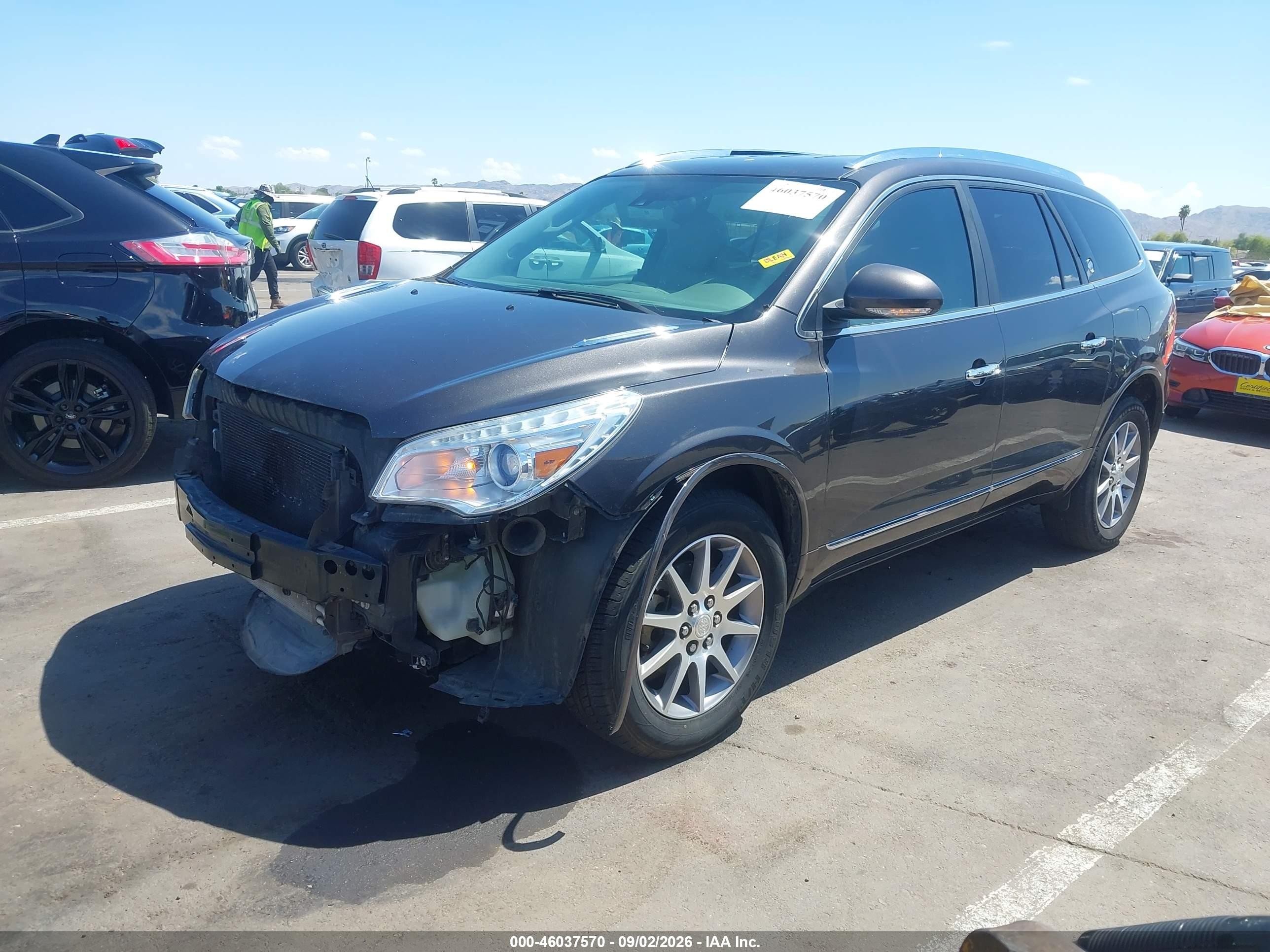 2014 Buick Enclave VIN 5GAKRBKD9EJ147737 IAAI salvage auction — Front End, Salvage (Arizona), sold $725 on 2026-09-07 (photo 2)