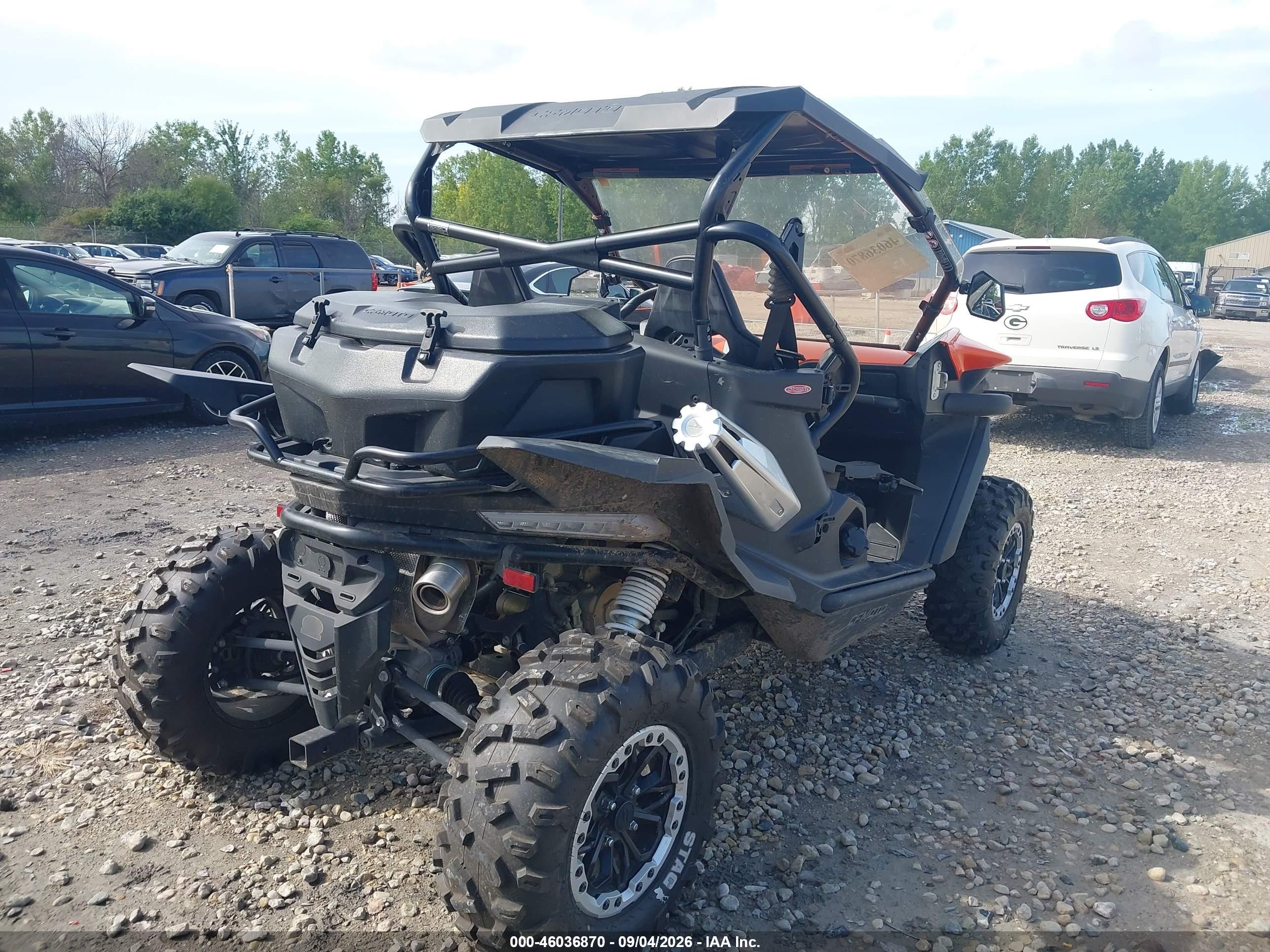 2023 Cf Moto Zforce 950 VIN LCELV1ZR9P6000947 IAAI salvage auction — Side, Bill Of Sale (Wisconsin), sold $2,500 on 2026-09-22 (photo 4)