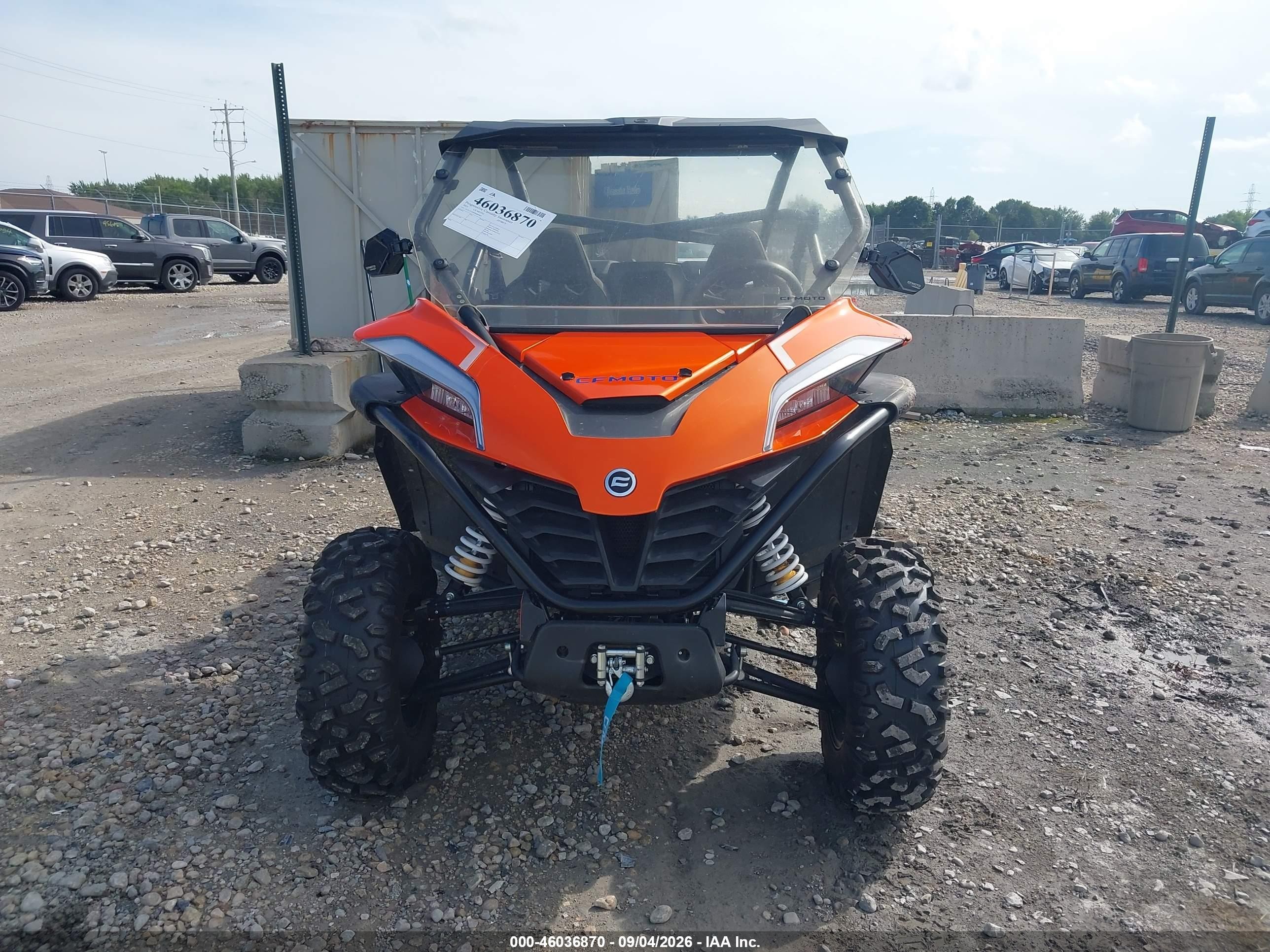 2023 Cf Moto Zforce 950 VIN LCELV1ZR9P6000947 IAAI salvage auction — Side, Bill Of Sale (Wisconsin), sold $2,500 on 2026-09-22 (photo 5)