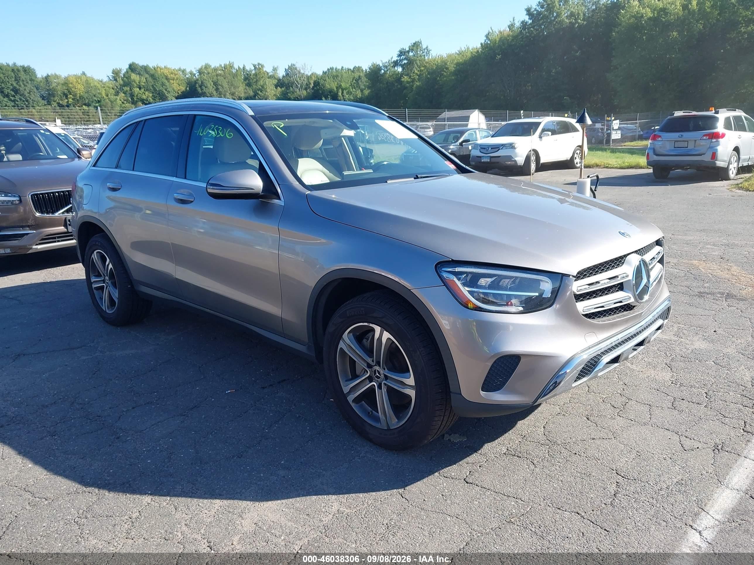2020 Mercedes-Benz GLC-Class VIN WDC0G8EBXLF722785 — IAAI salvage auction photo