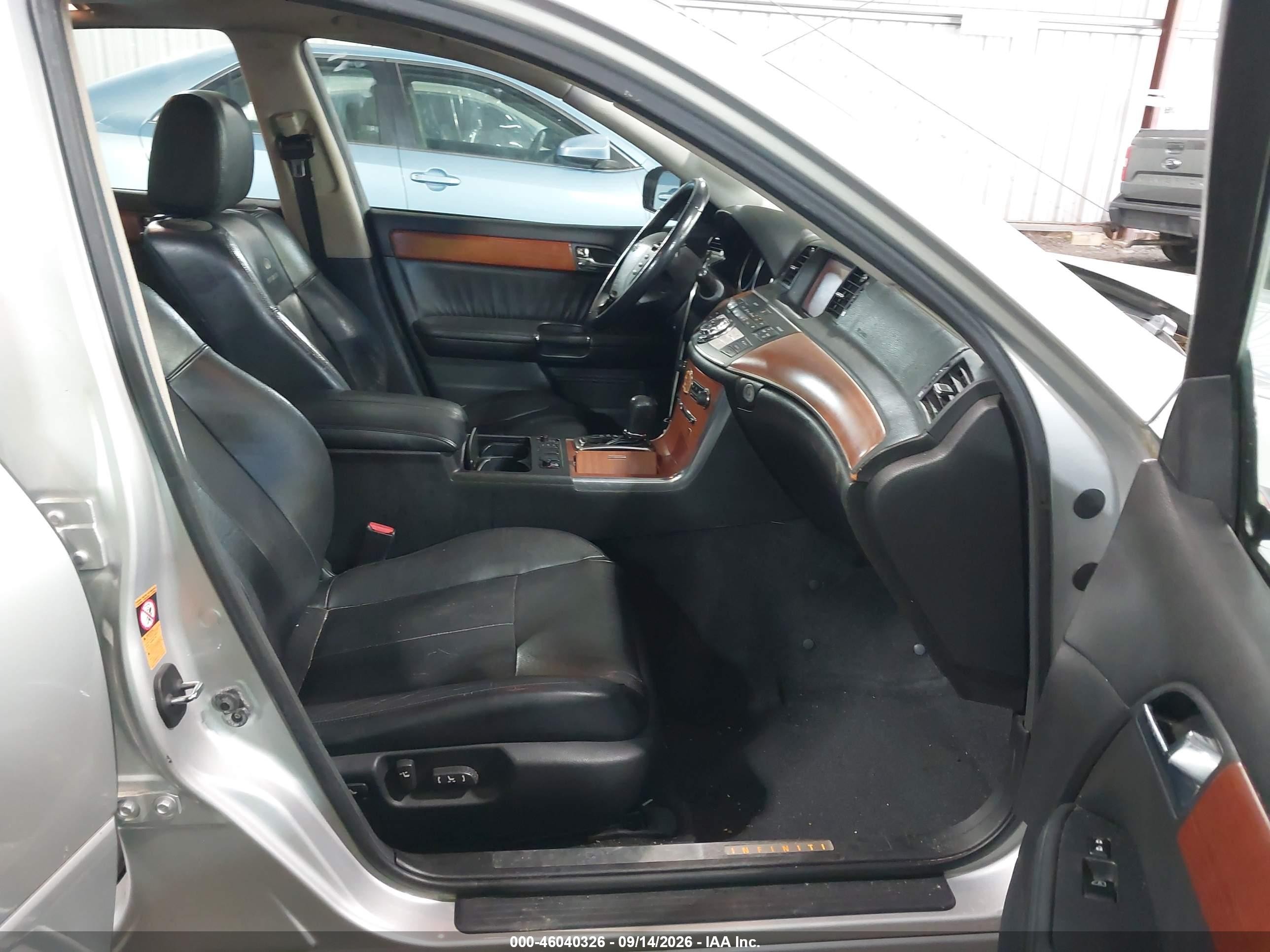 2007 Infiniti M VIN JNKAY01F07M462463 IAAI salvage auction — Front End, Clear (Virginia), sold $775 on 2026-09-26 (photo 5)