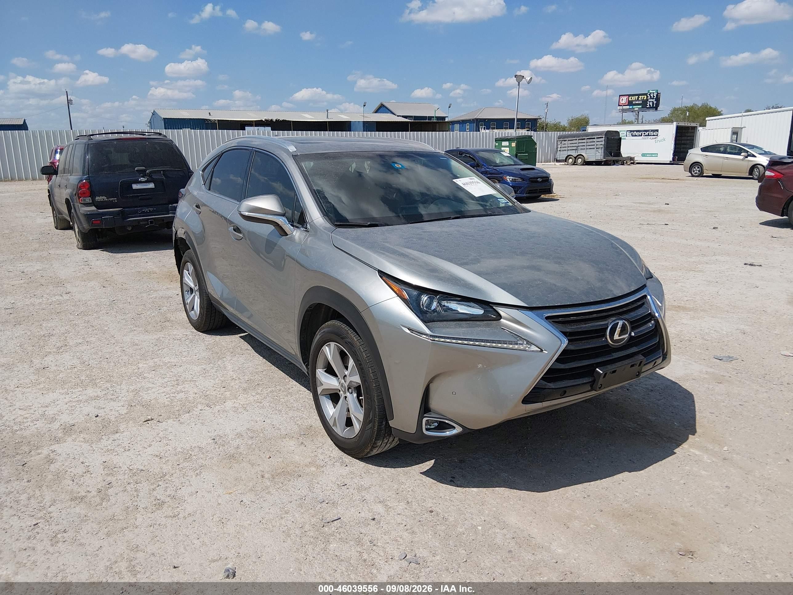 2017 Lexus NX 200t VIN JTJYARBZ3H2069326 — IAAI salvage auction photo