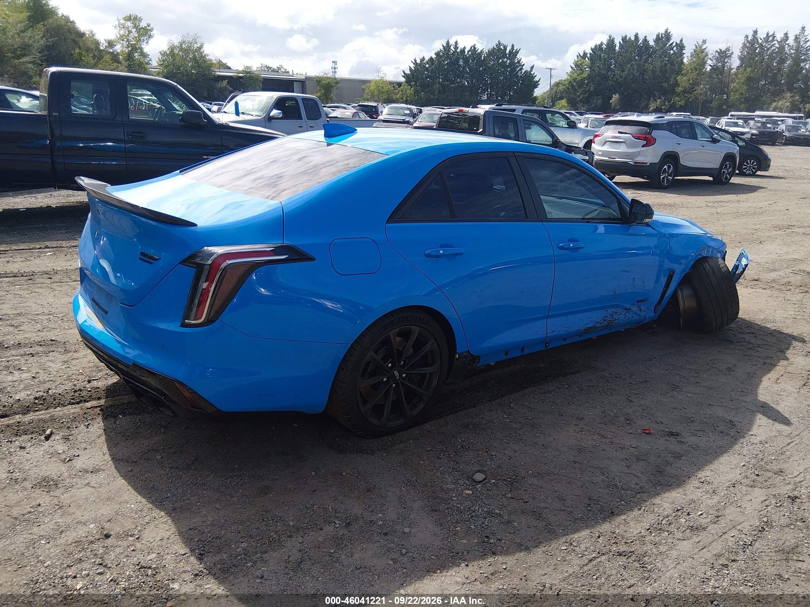 2023 Cadillac Ct4-v VIN 1G6DL5RP5P0411154 IAAI salvage auction — Unknown, Salvage (Massachusetts), sold $15,300 on 2026-10-07 (photo 4)