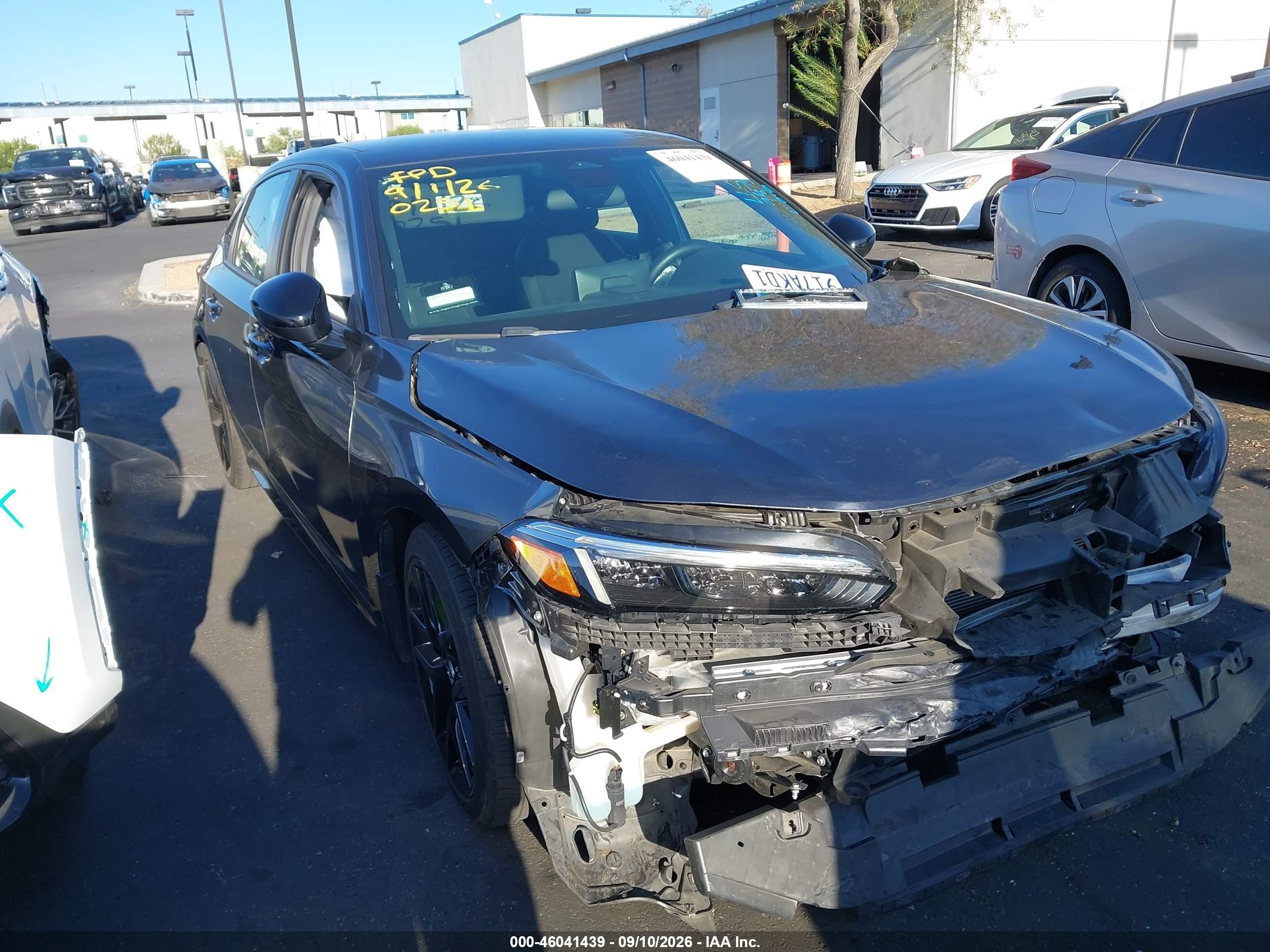 2022 Honda Civic VIN 2HGFE2F58NH560251 — IAAI salvage auction photo