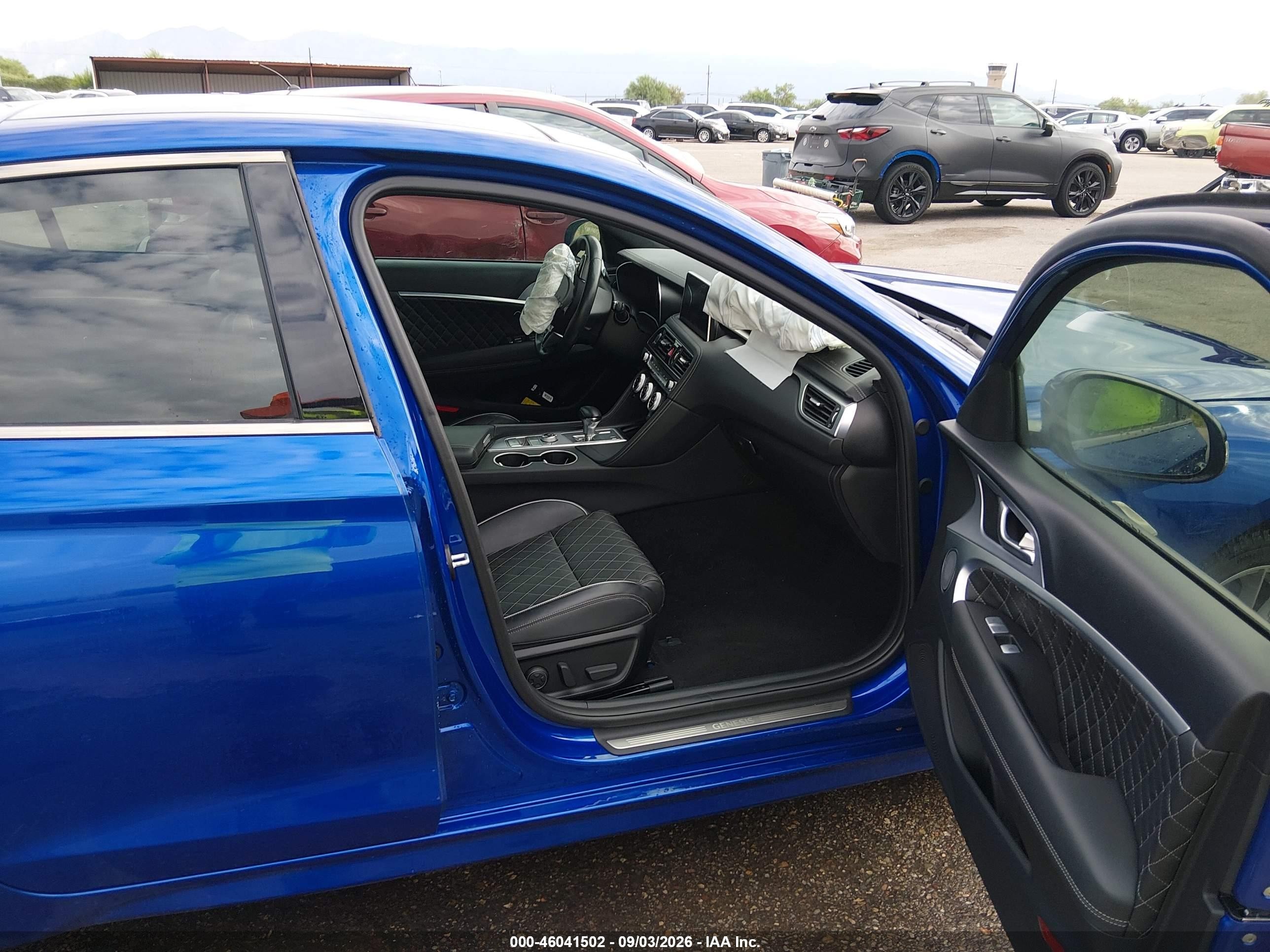 2020 Genesis G70 VIN KMTG34LE0LU053509 IAAI salvage auction — Unknown, Salvage (Arizona), sold $5,500 on 2026-10-03 (photo 5)
