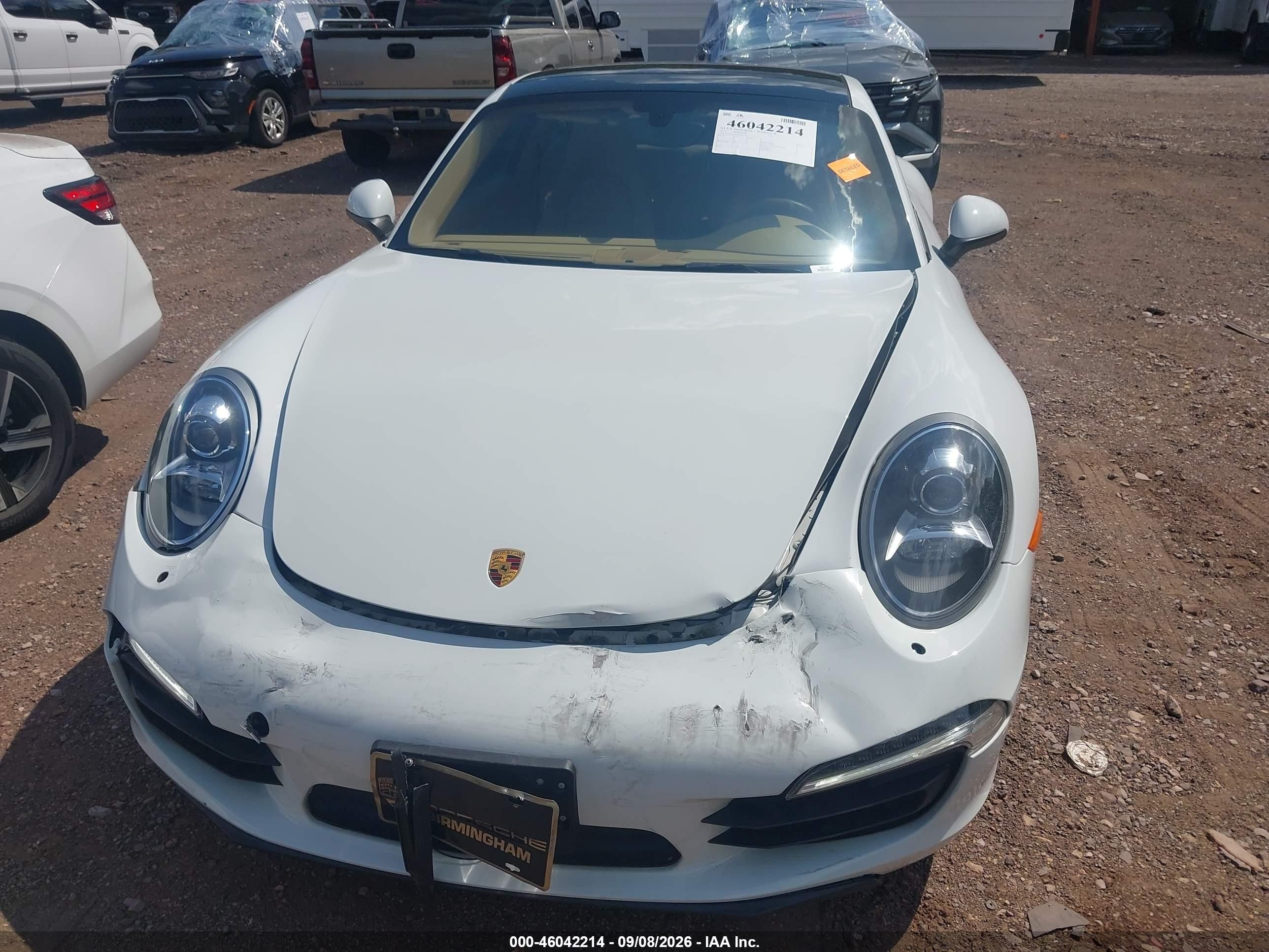 2015 Porsche 911 VIN WP0AA2A93FS106353 IAAI salvage auction — Front End, Salvage (Alabama), sold $34,250 on 2026-09-19 (photo 6)