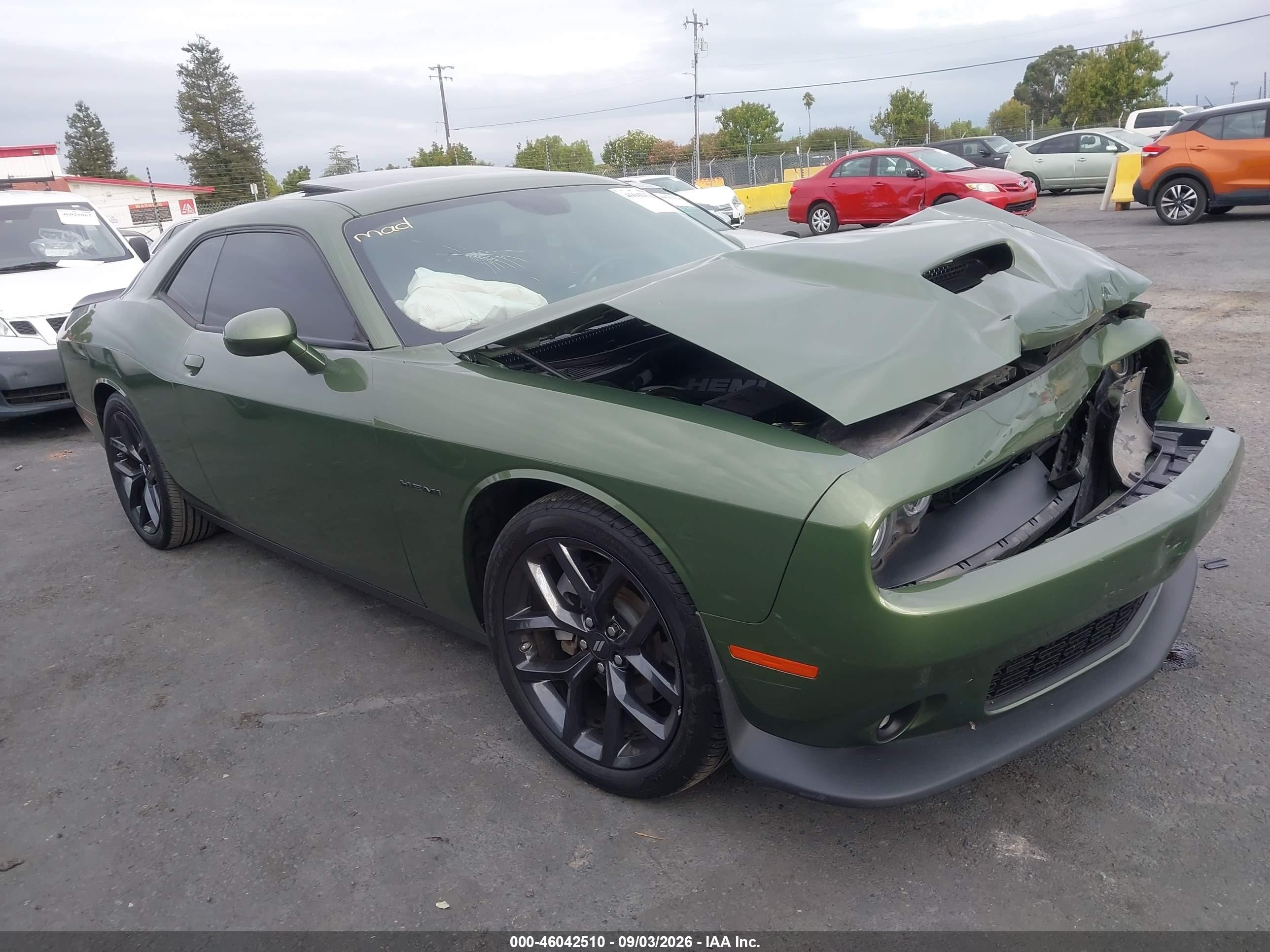 2022 Dodge Challenger VIN 2C3CDZBT0NH179628 — IAAI salvage auction photo