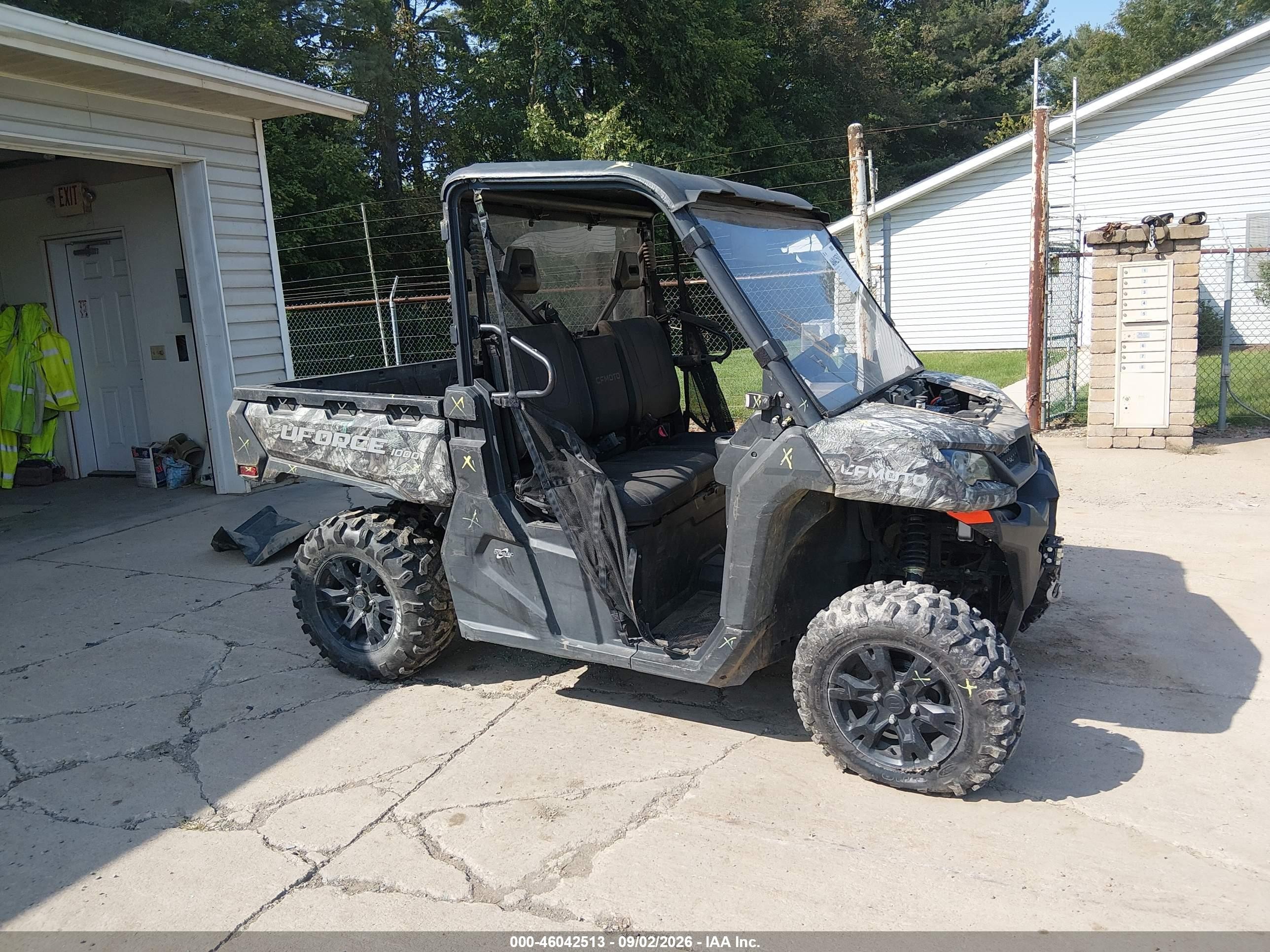 2022 Cf Moto Uforce VIN LCELV1Z23N6000300 IAAI salvage auction — Rollover, Salvage (Ohio), sold $2,850 on 2026-09-28 (photo 1)