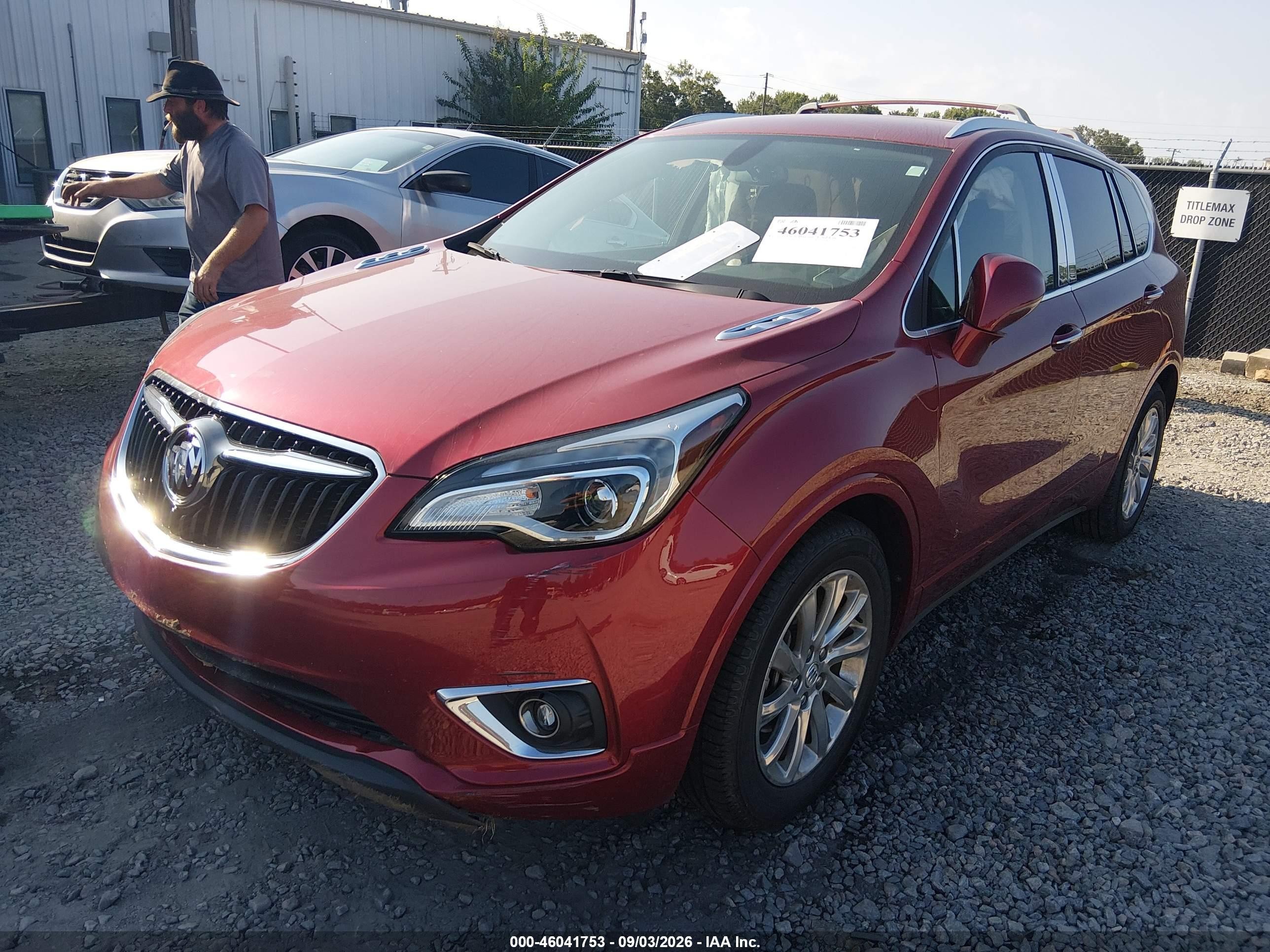 2019 Buick Envision VIN LRBFXCSA7KD087645 IAAI salvage auction — Front End, Salvage (Idaho), sold $3,600 on 2026-09-19 (photo 2)