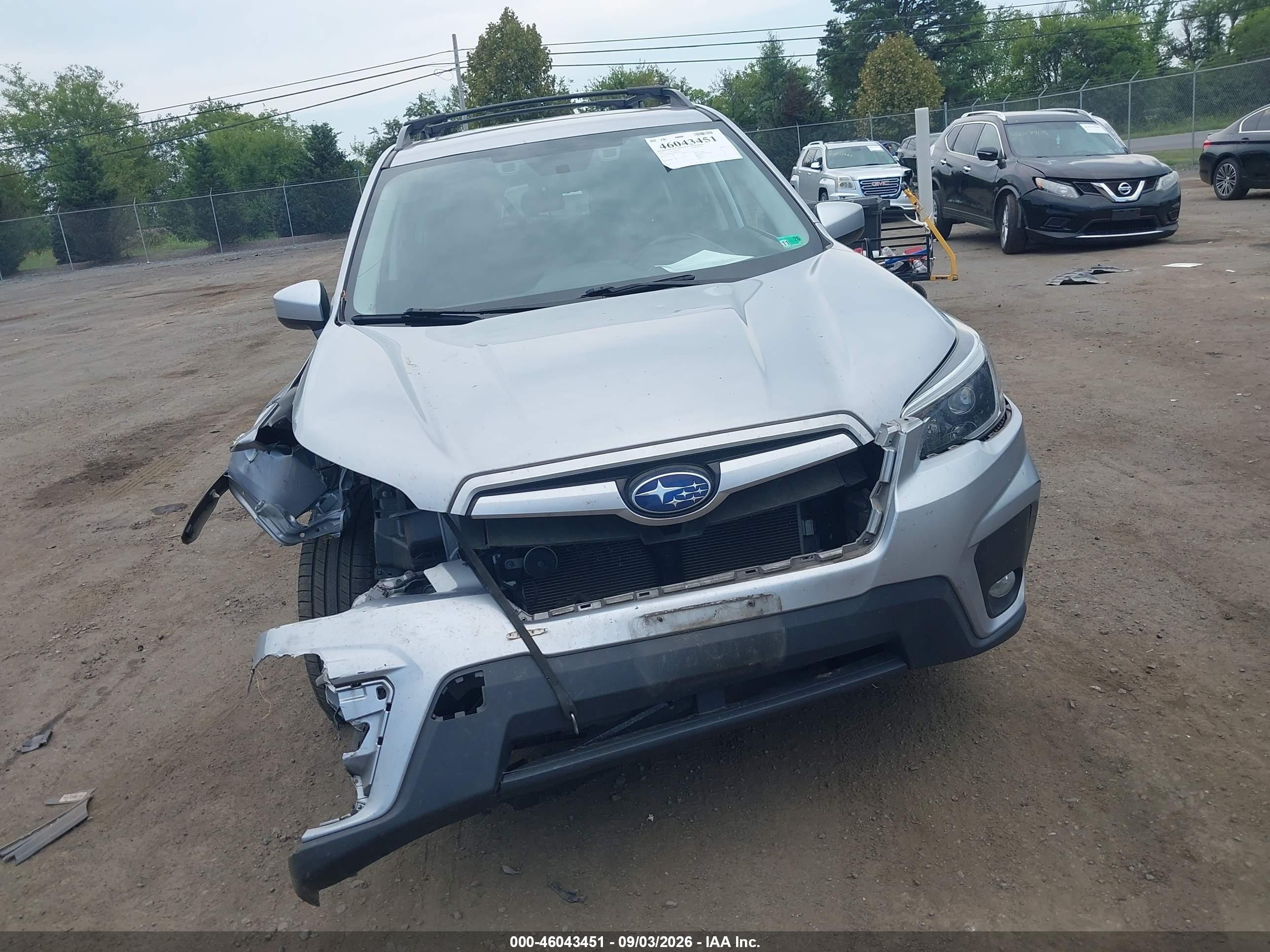 2021 Subaru Forester VIN JF2SKAJC9MH505755 IAAI salvage auction — Front End, Salvage (Virginia), sold $4,000 on 2026-10-08 (photo 6)