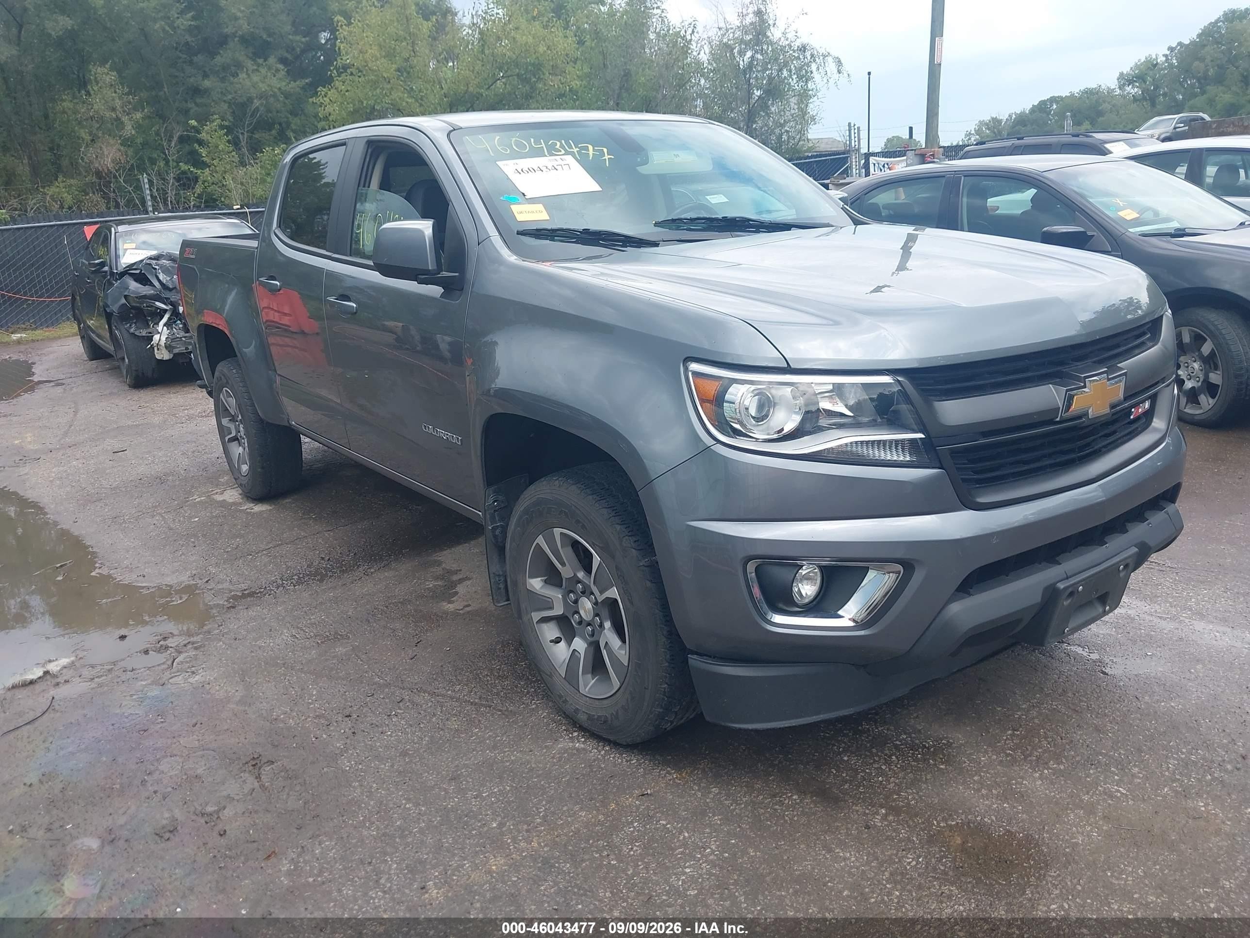 2019 Chevrolet Colorado VIN 1GCGTDEN7K1114043 — IAAI salvage auction photo