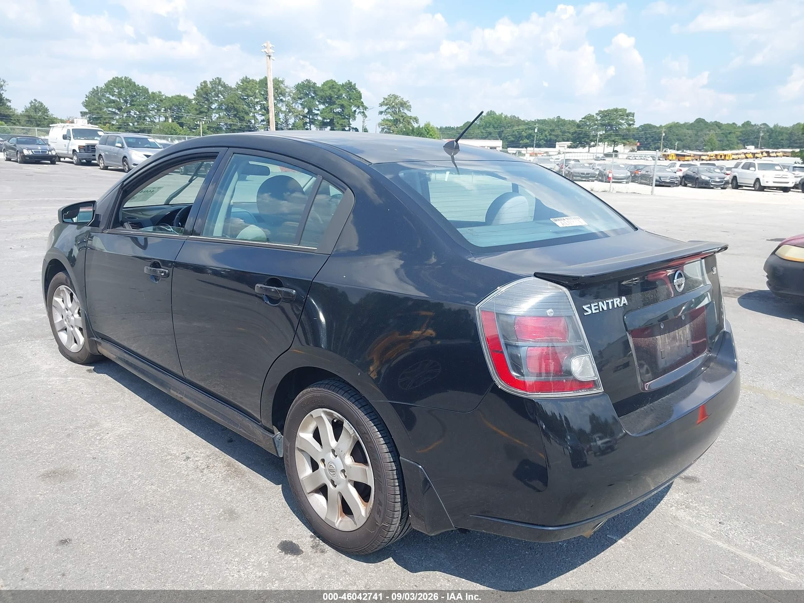 2010 Nissan Sentra VIN 3N1AB6AP5AL726537 IAAI salvage auction — Repossession, Clear (Georgia), sold $600 on 2026-09-14 (photo 3)