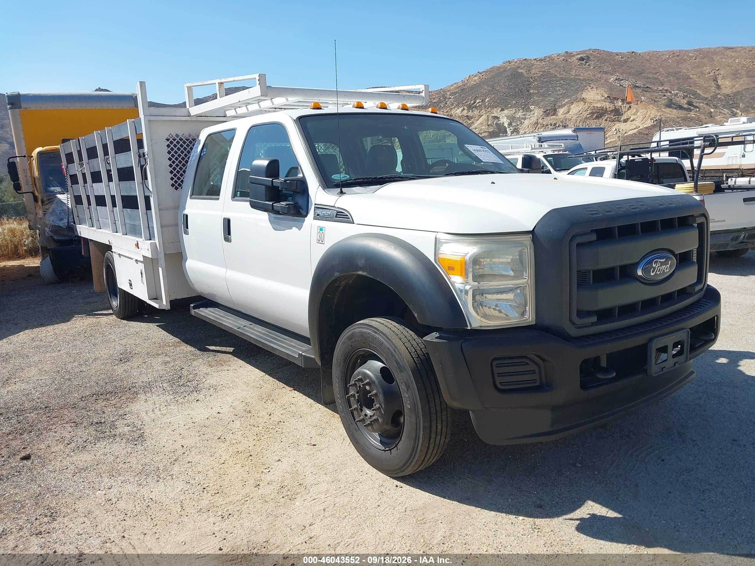 2013 Ford F-550 Chassis VIN 1FD0W5GY1DEA56718 — IAAI salvage auction photo