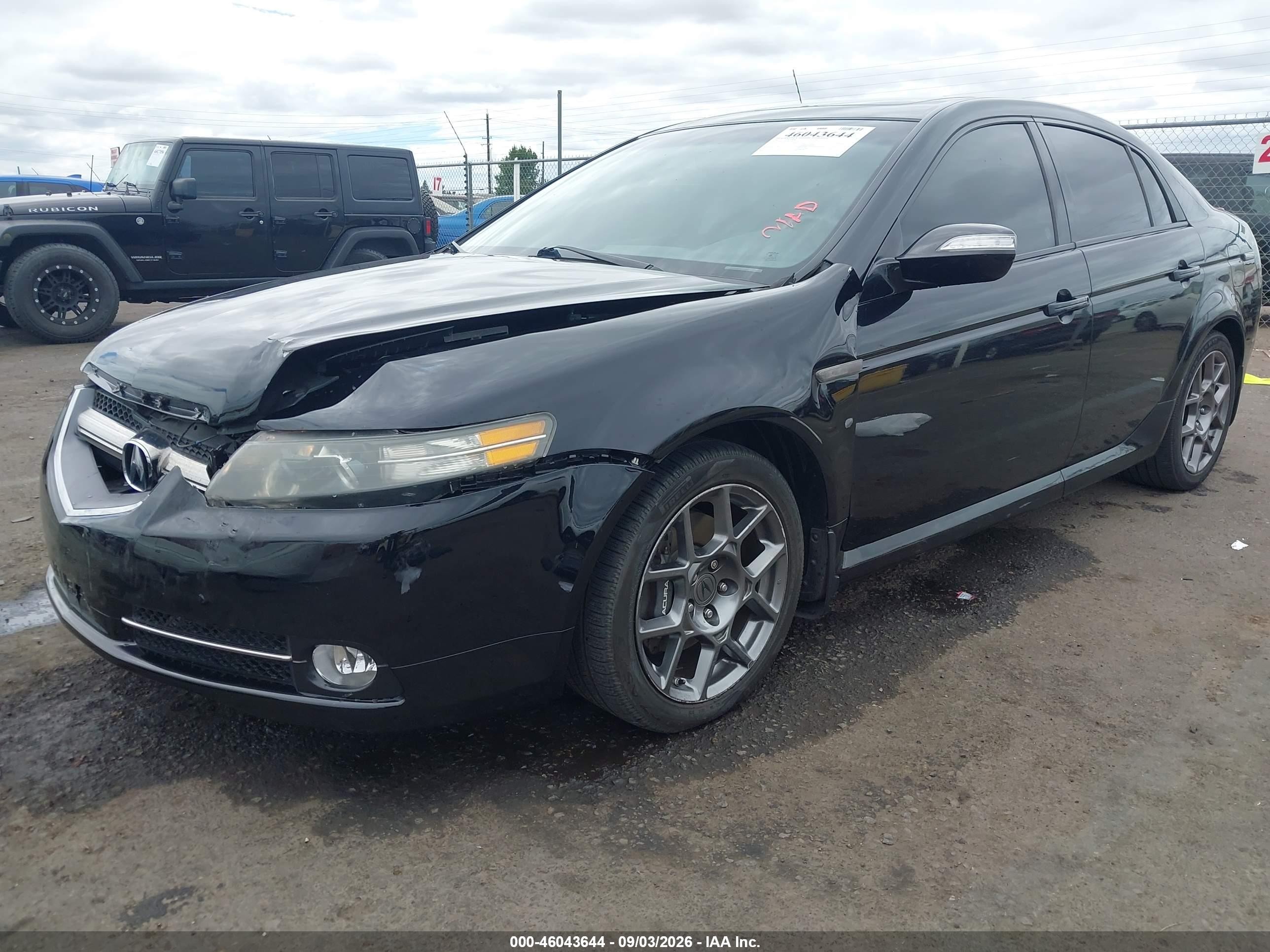 2007 Acura Tl VIN 19UUA76577A014817 IAAI salvage auction — Front End, Salvage (California), sold $800 on 2026-09-25 (photo 2)