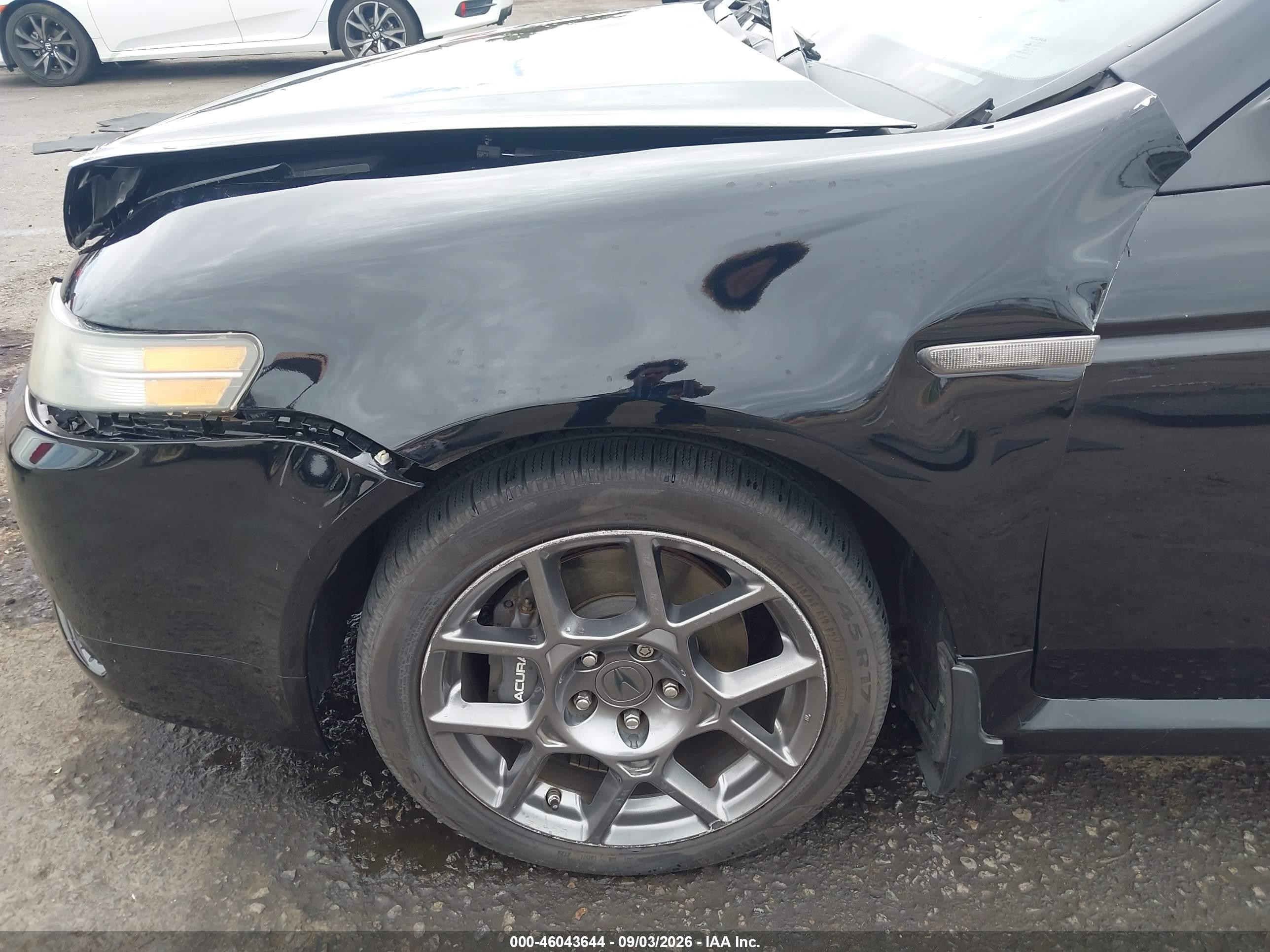 2007 Acura Tl VIN 19UUA76577A014817 IAAI salvage auction — Front End, Salvage (California), sold $800 on 2026-09-25 (photo 6)